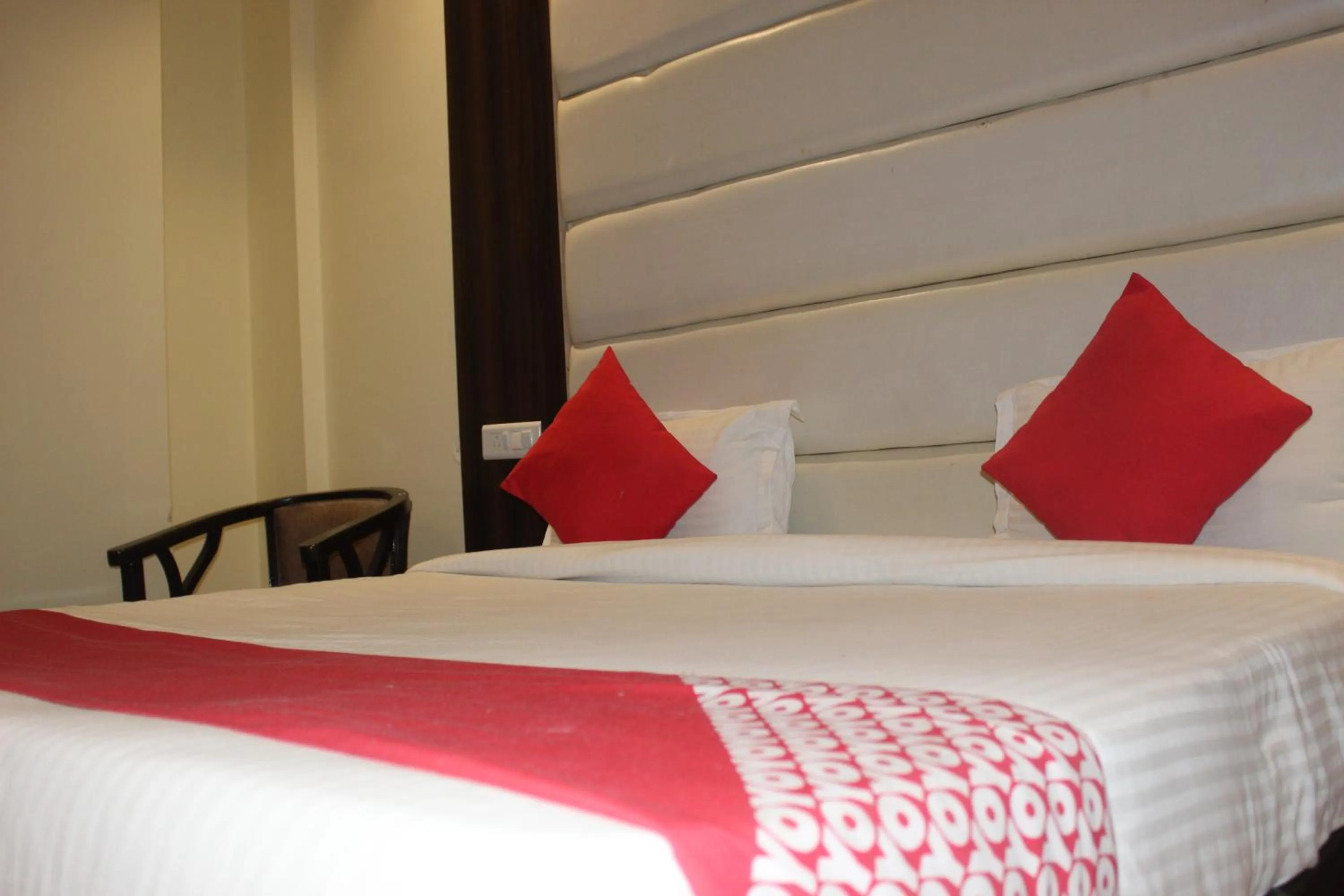 Bed in hotel the Diamond