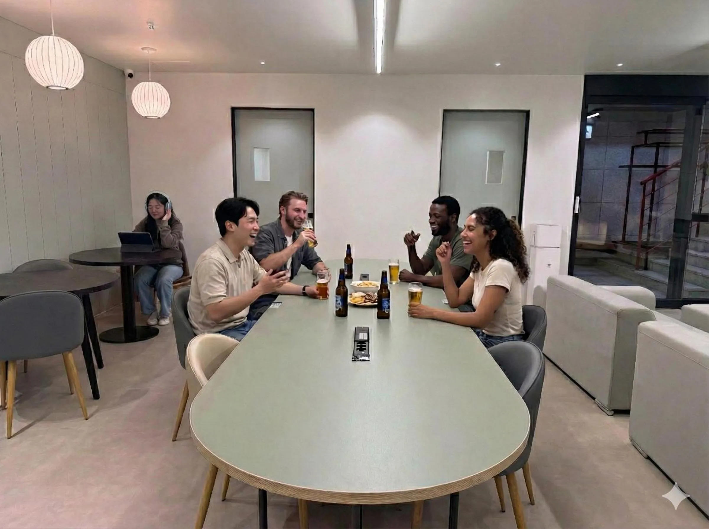 Lounge or bar in Hostel Korea - Changdeokgung