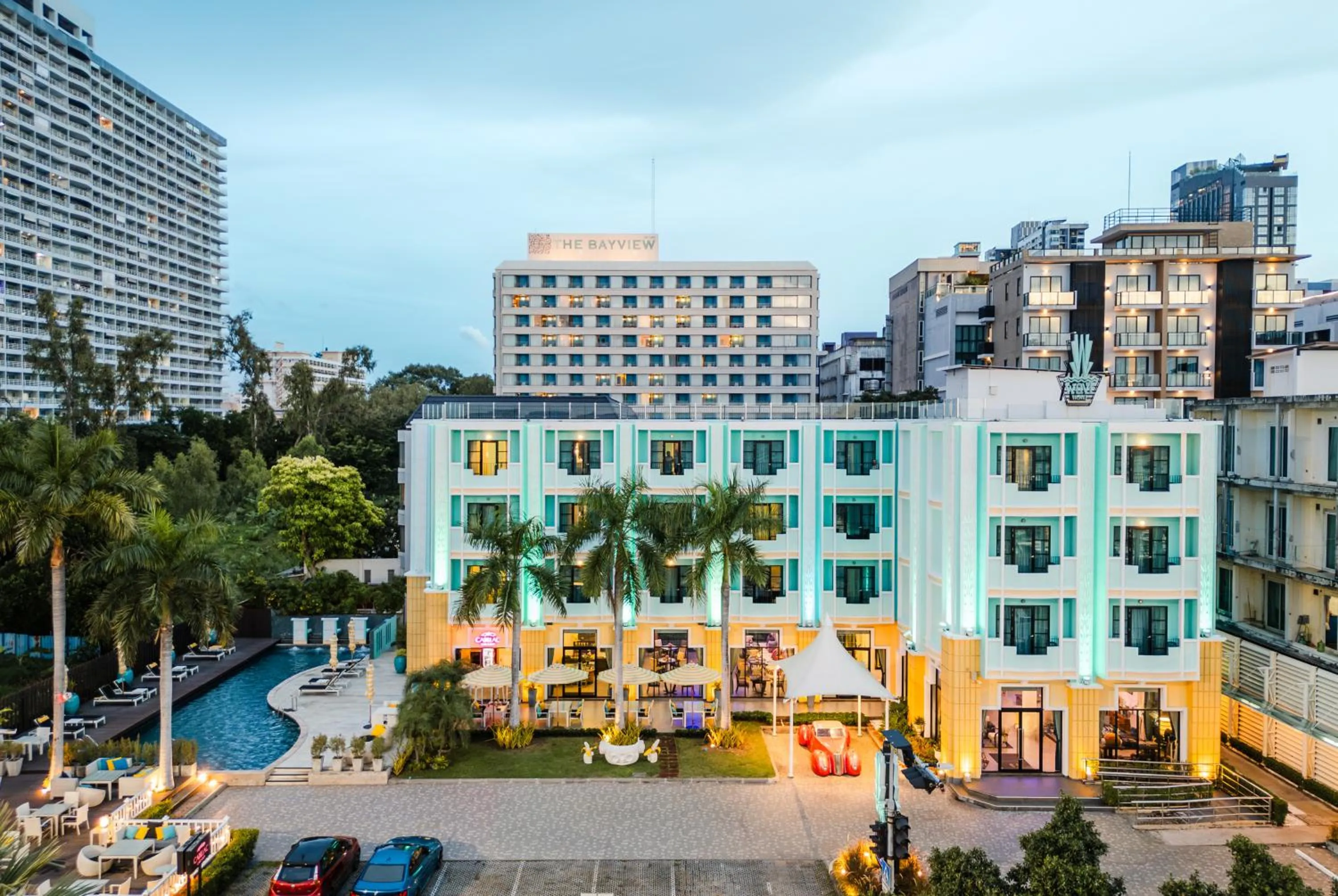 Property building in Wave Hotel Pattaya