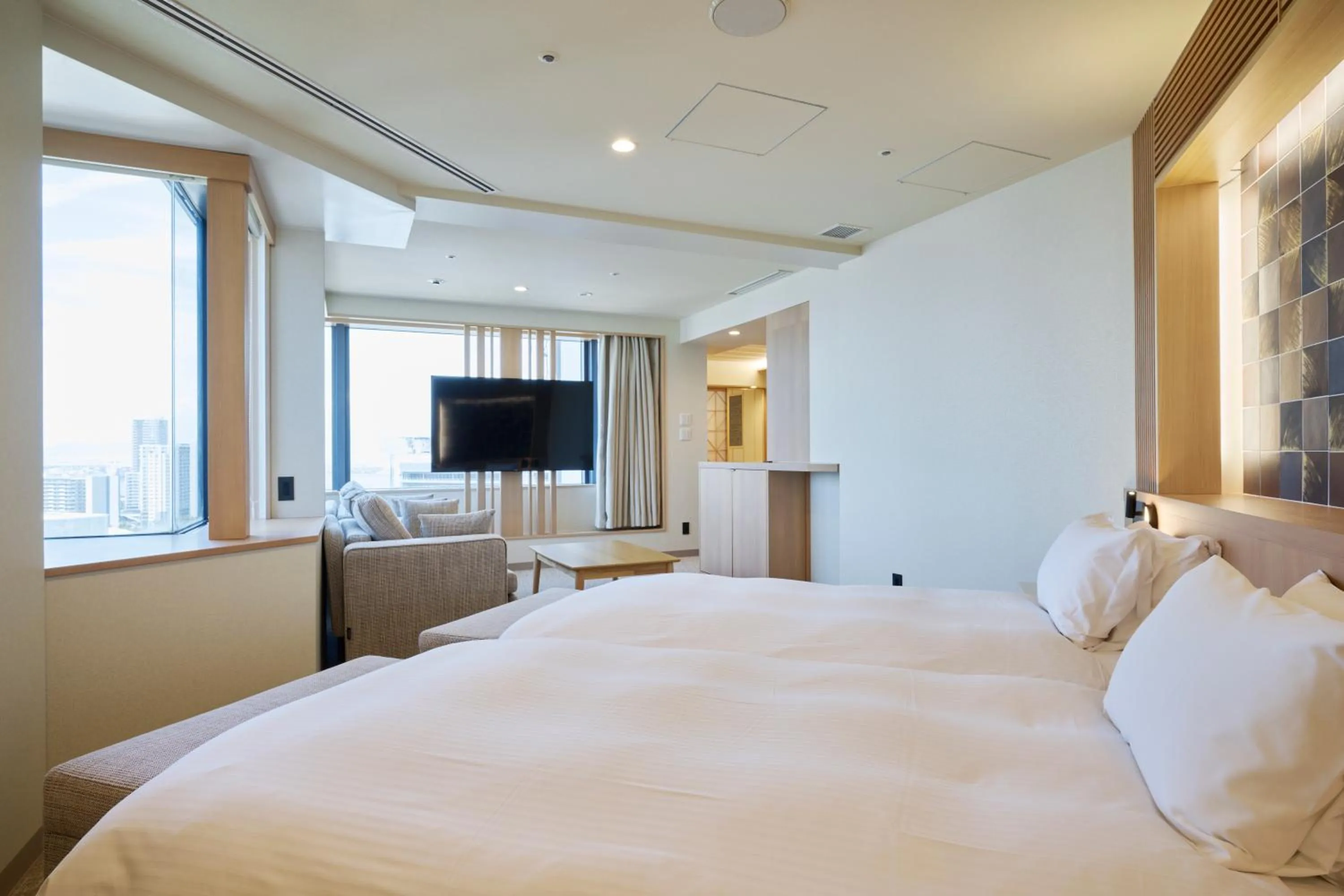 Bed in HOTEL FUKURACIA OSAKA-BAY