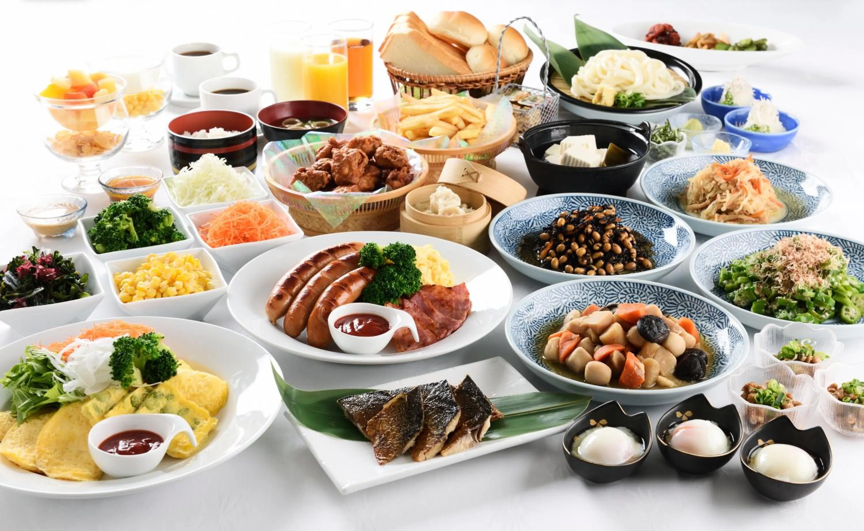 Buffet breakfast in HOTEL FUKURACIA OSAKA-BAY