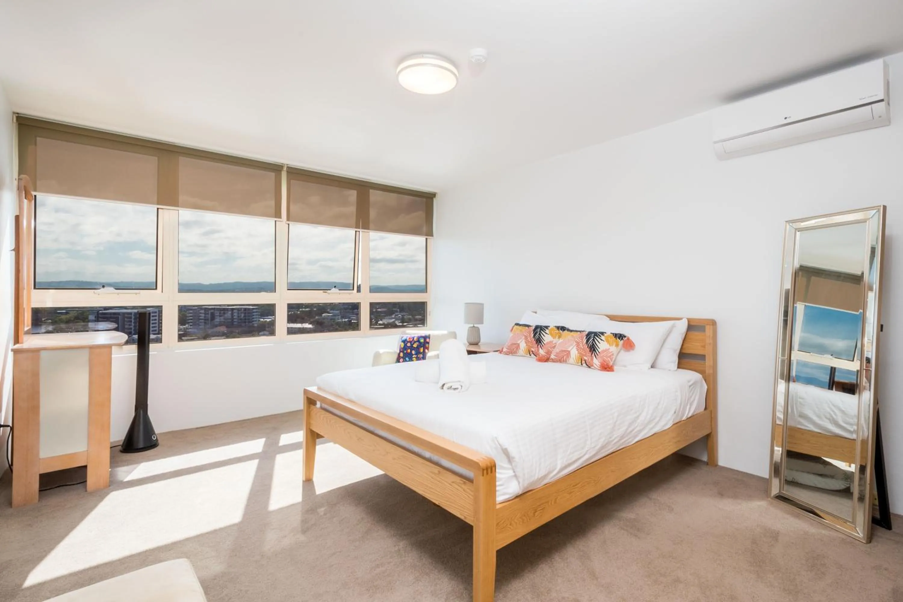 Bedroom, Bed in Condor Apartments by Gold Coast Premium