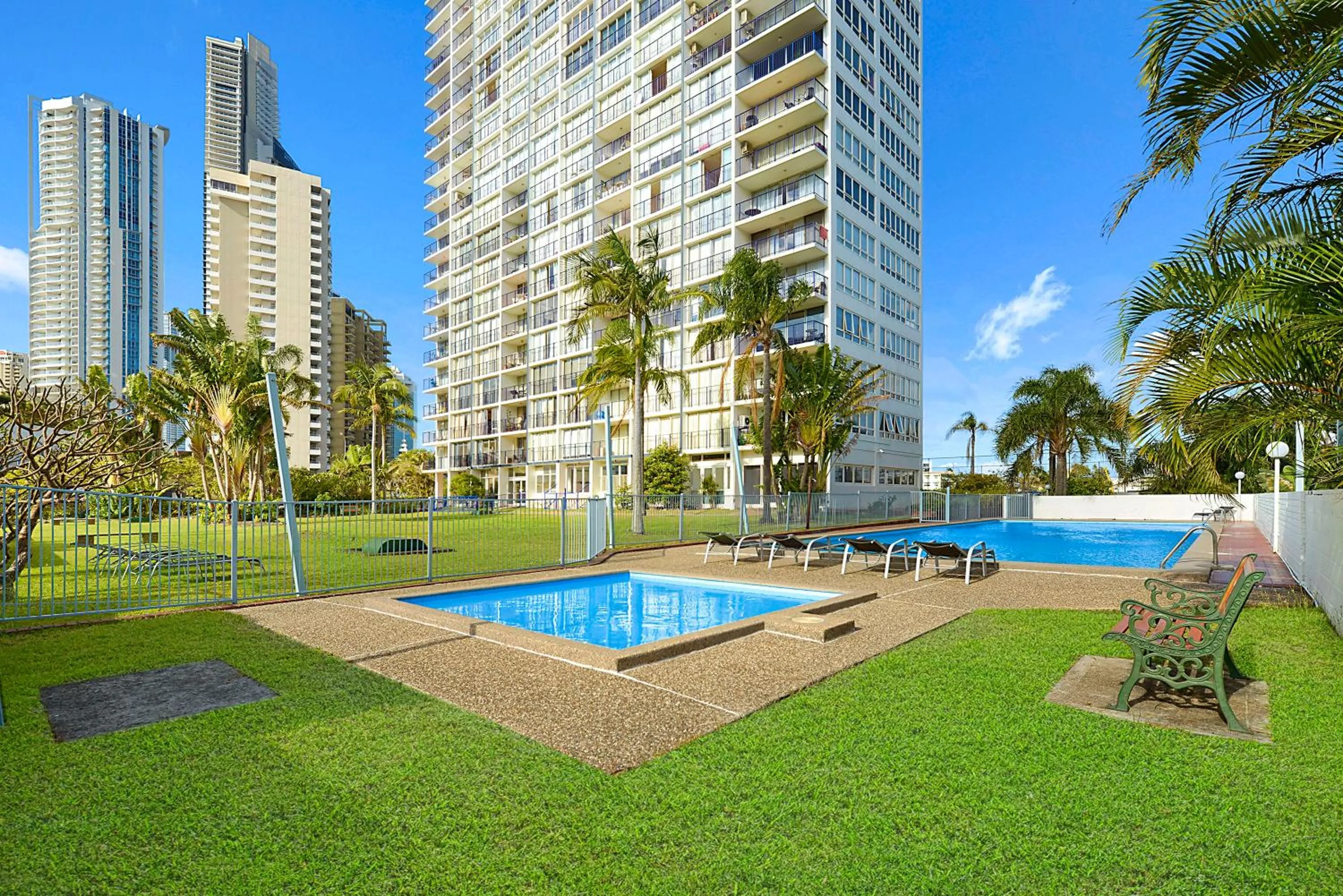 Swimming pool in Condor Apartments by Gold Coast Premium