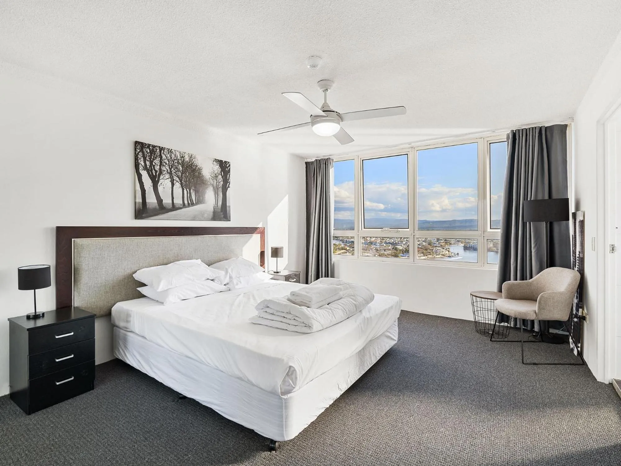 Bed in Condor Apartments by Gold Coast Premium