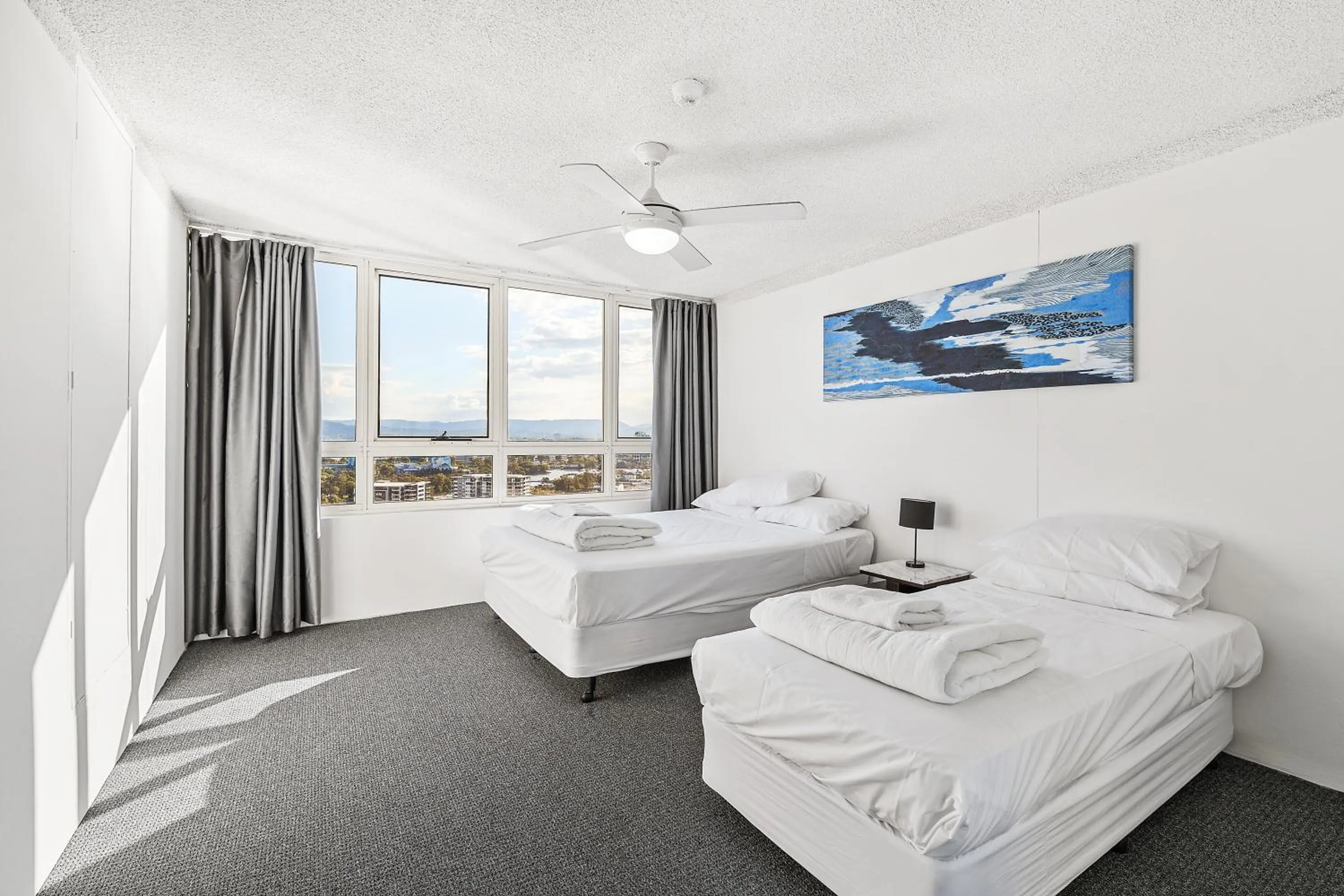 Bed in Condor Apartments by Gold Coast Premium