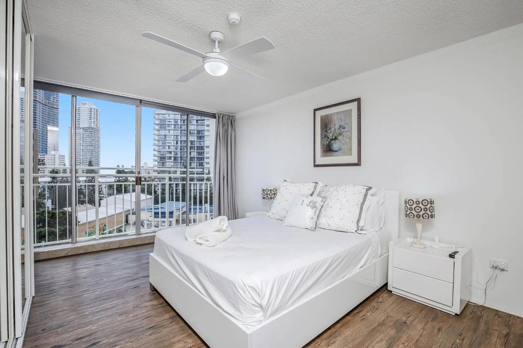 Bed in Condor Apartments by Gold Coast Premium