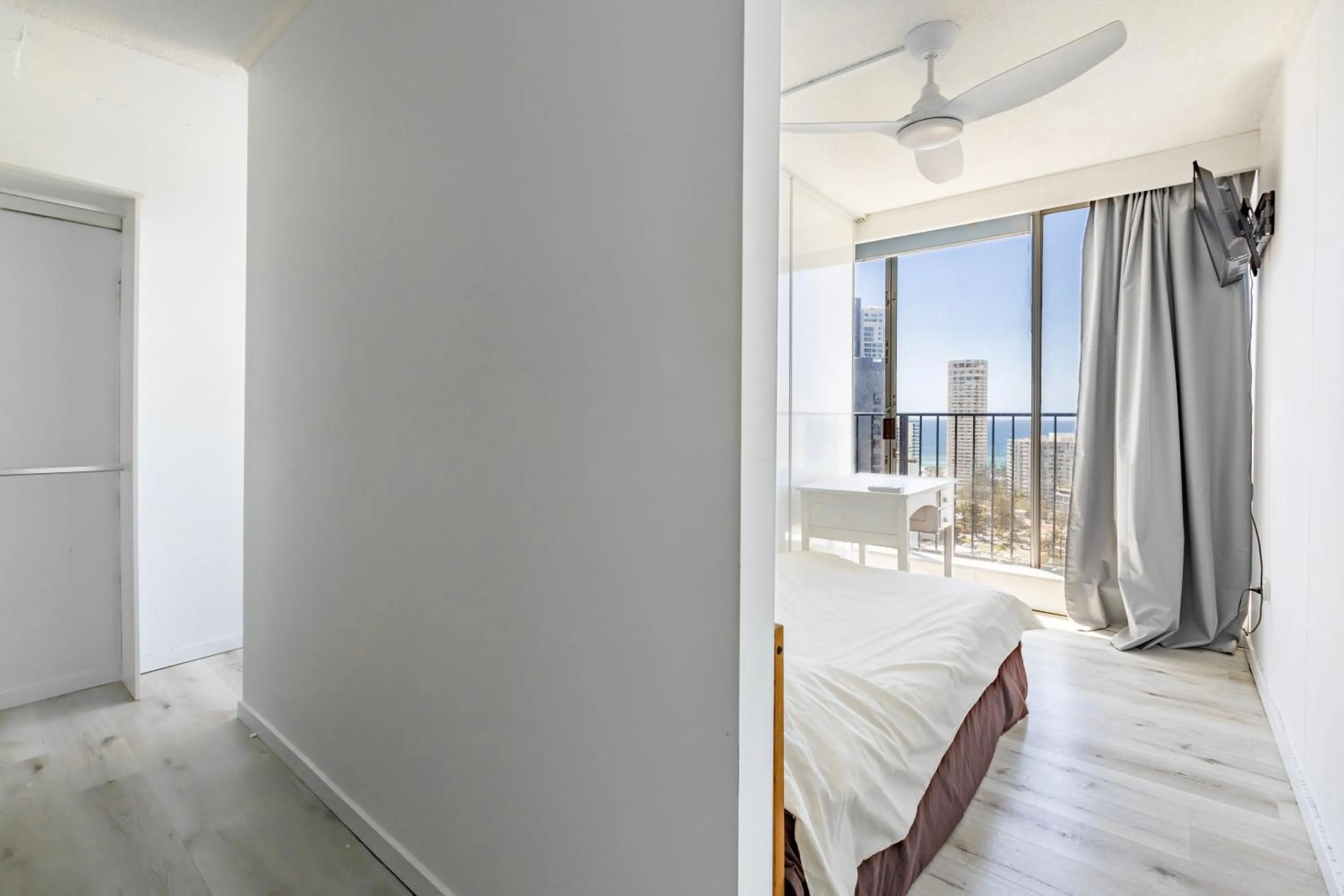 Bed in Condor Apartments by Gold Coast Premium