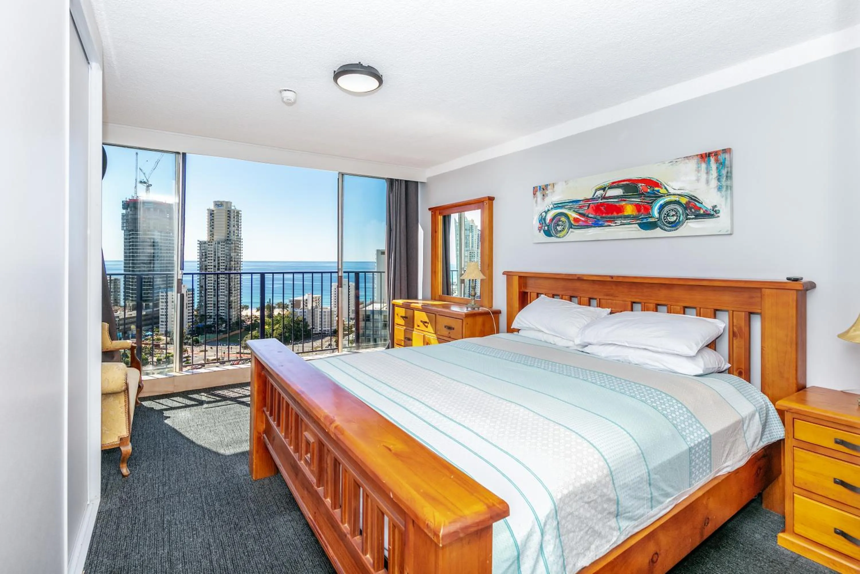 Bed in Condor Apartments by Gold Coast Premium