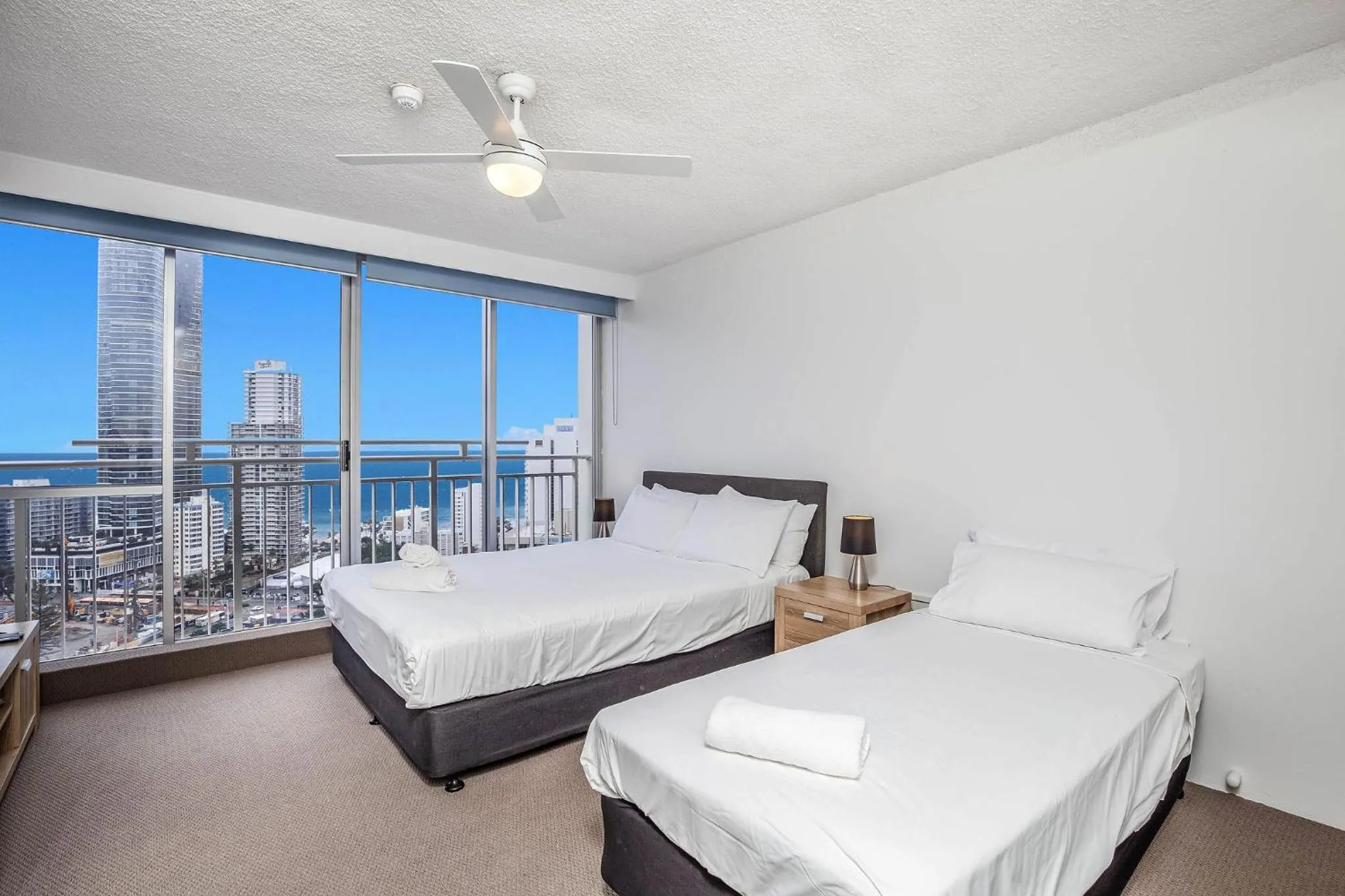 Bed in Condor Apartments by Gold Coast Premium