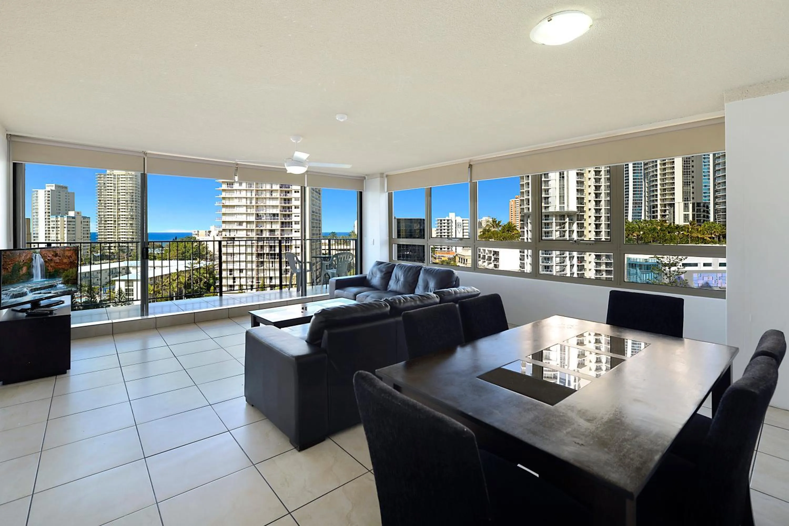 Living room in Condor Apartments by Gold Coast Premium