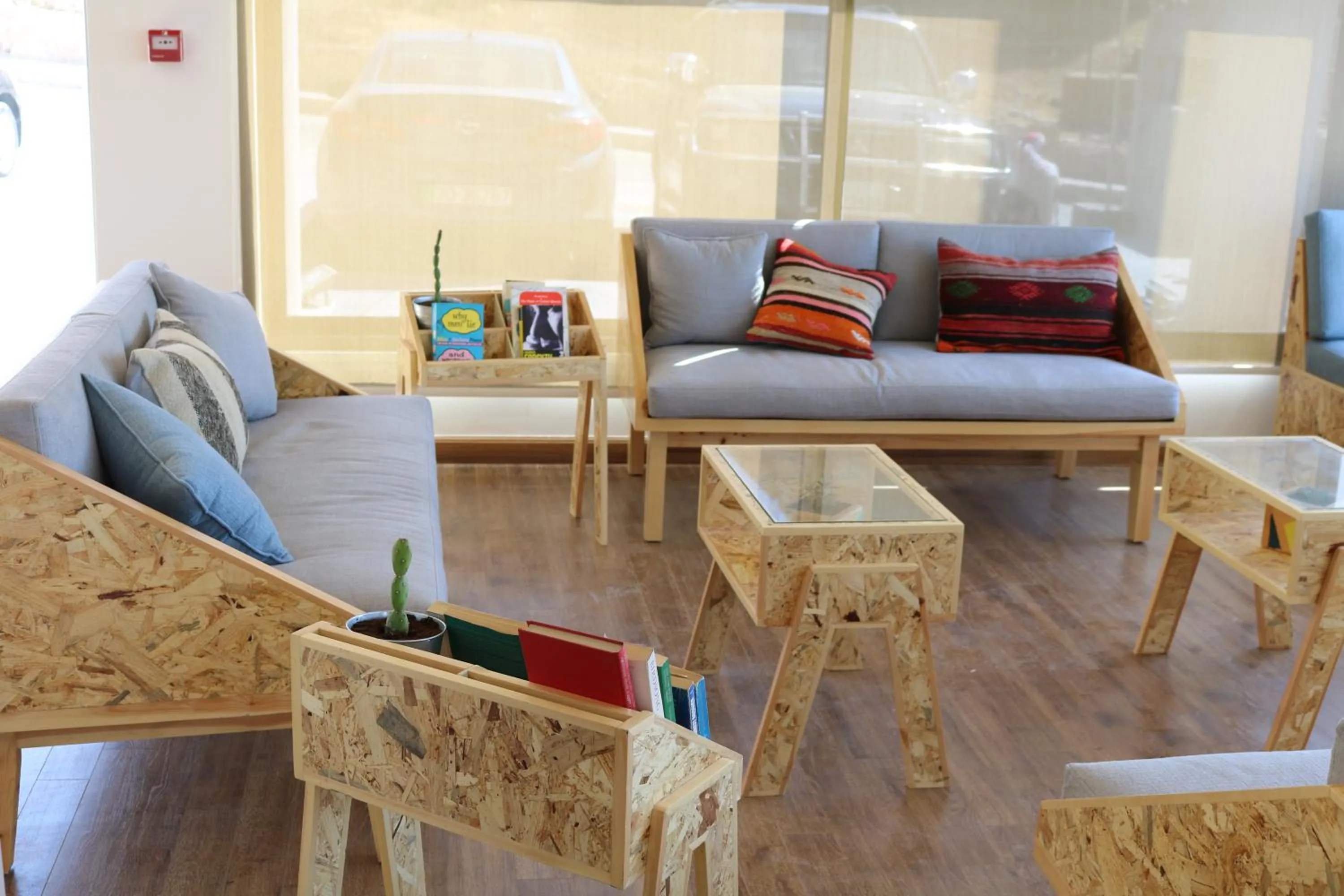 Seating area in Nomads Hotel