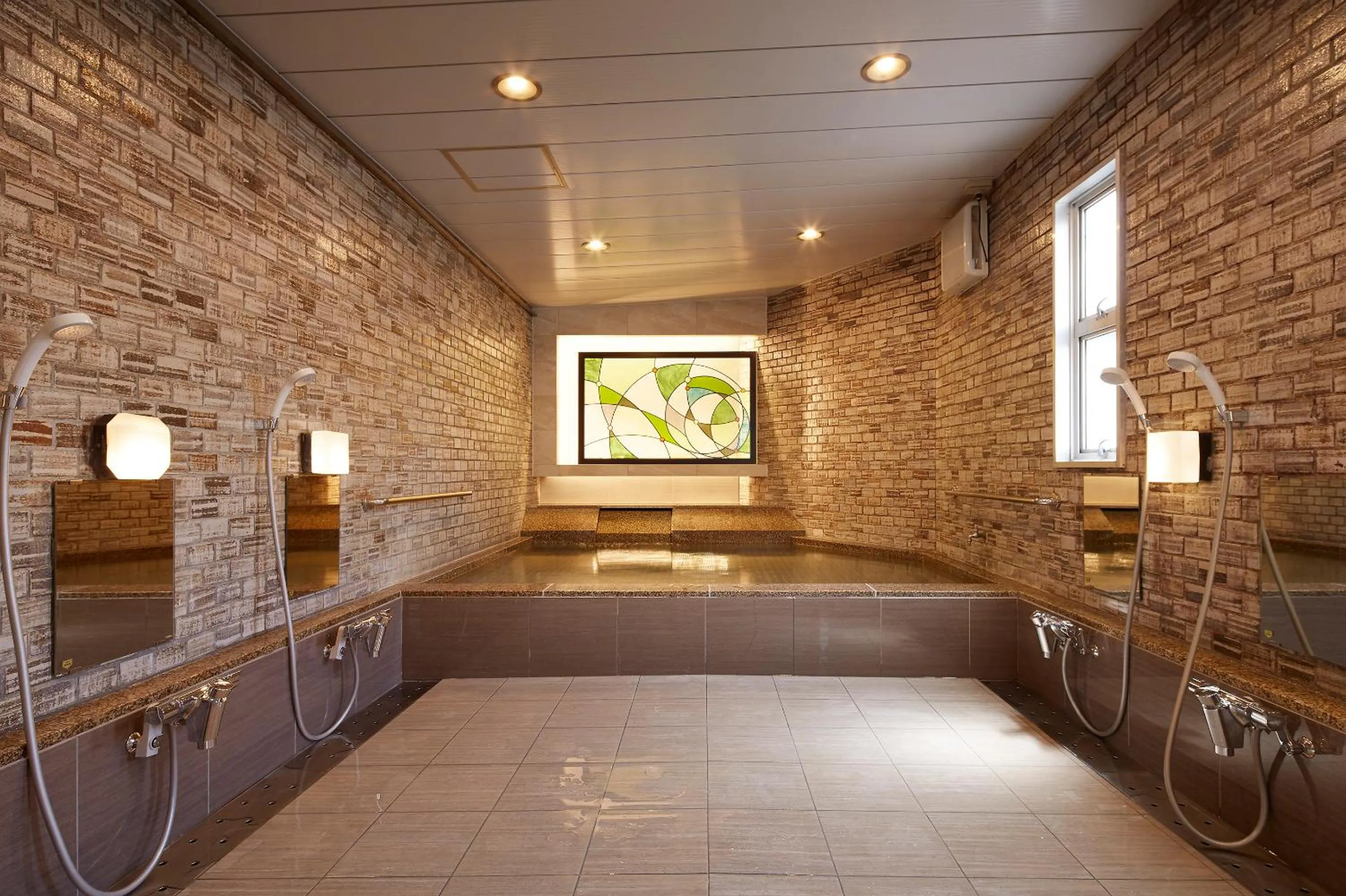 Hot Spring Bath in Wakamatsu Honten