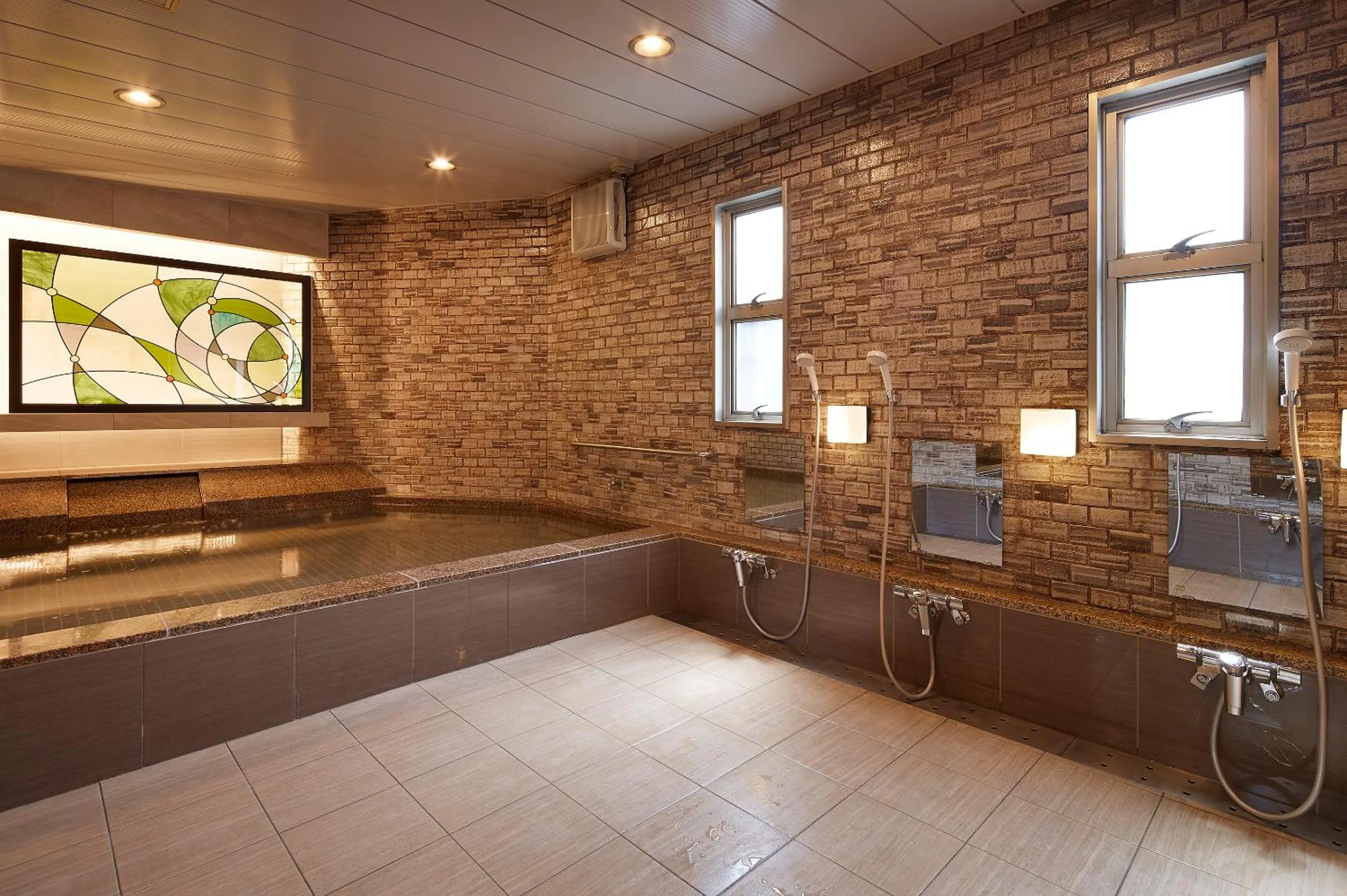 Hot Spring Bath in Wakamatsu Honten