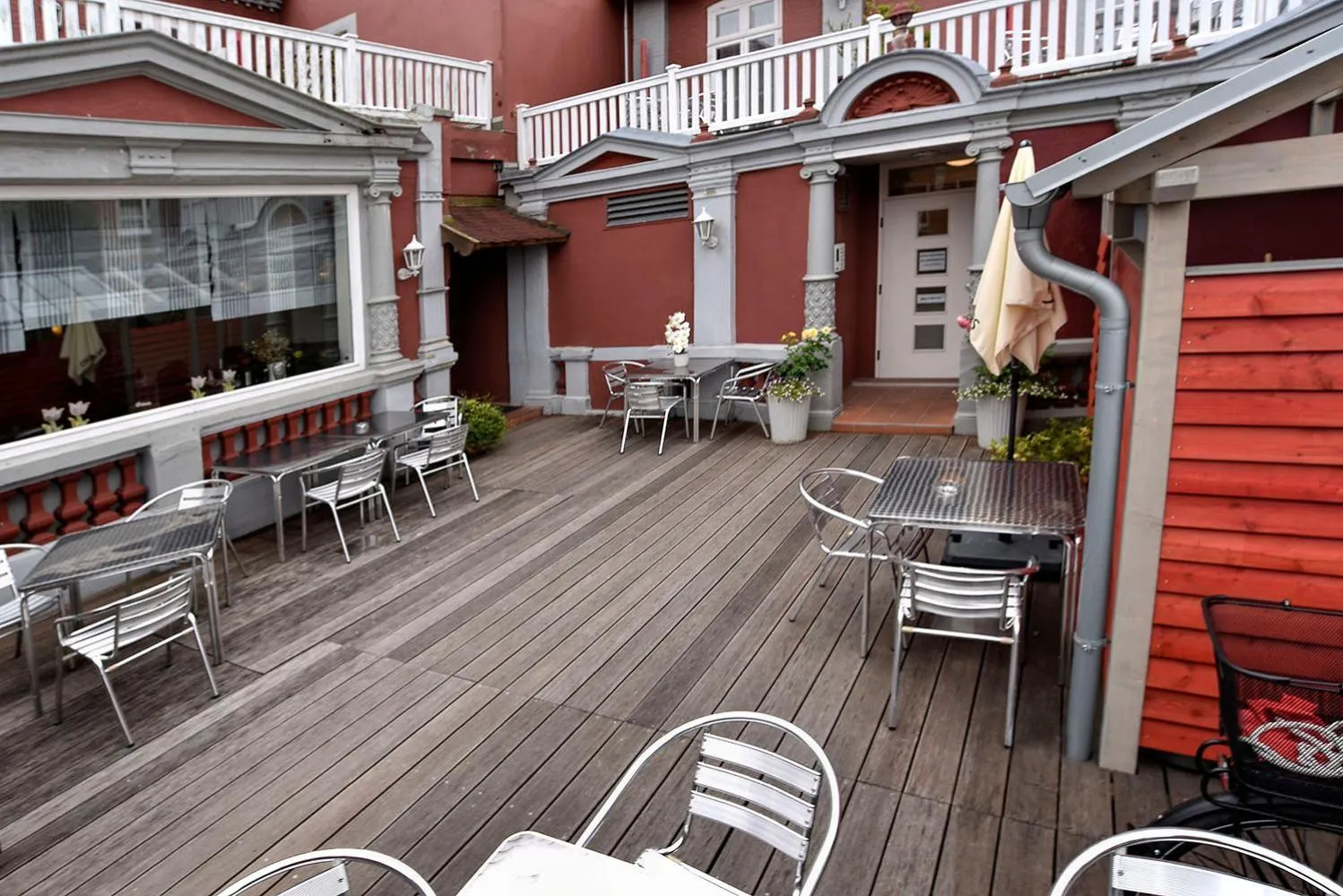 Balcony/Terrace in Hotel Stadt Hamburg