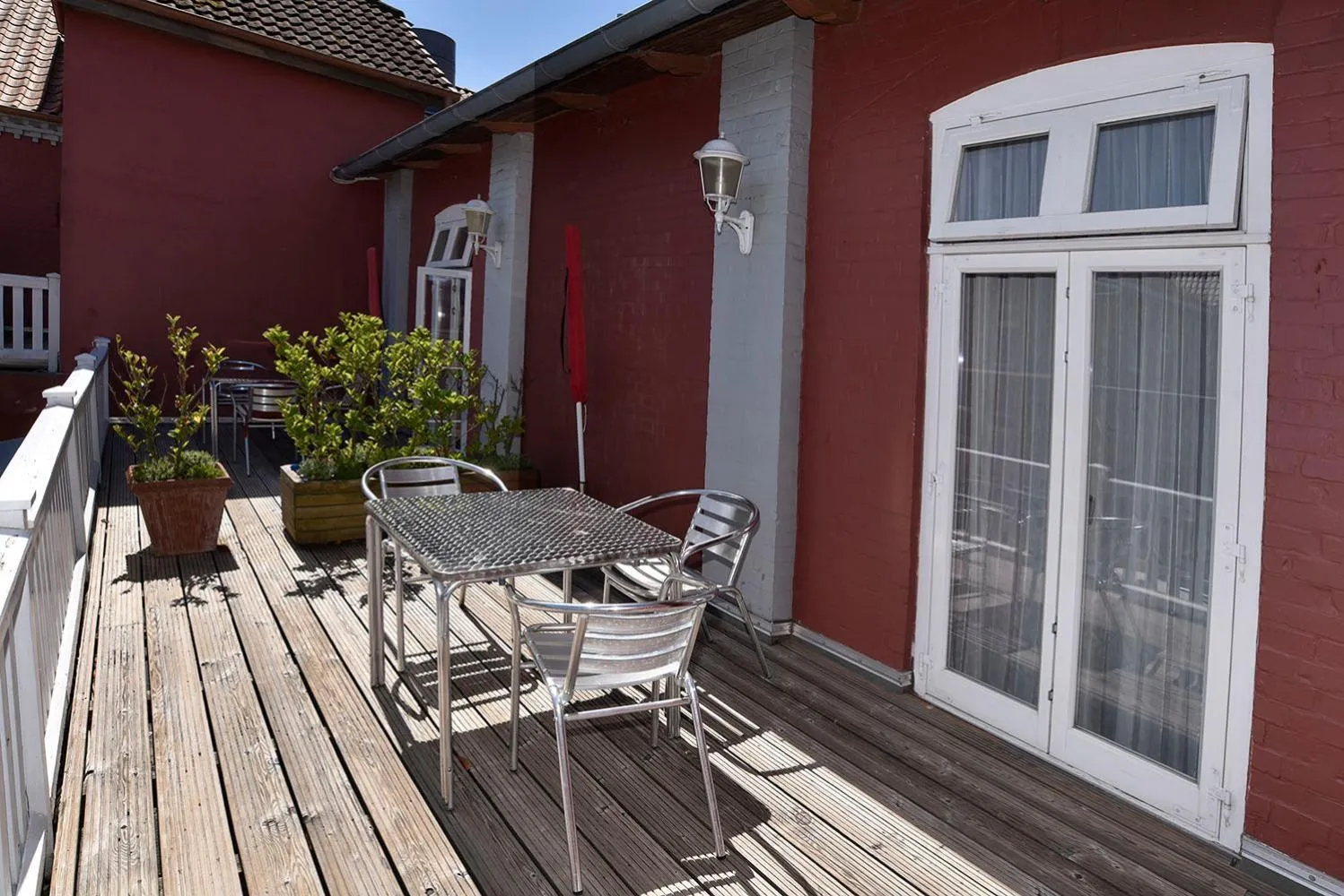 Balcony/Terrace in Hotel Stadt Hamburg