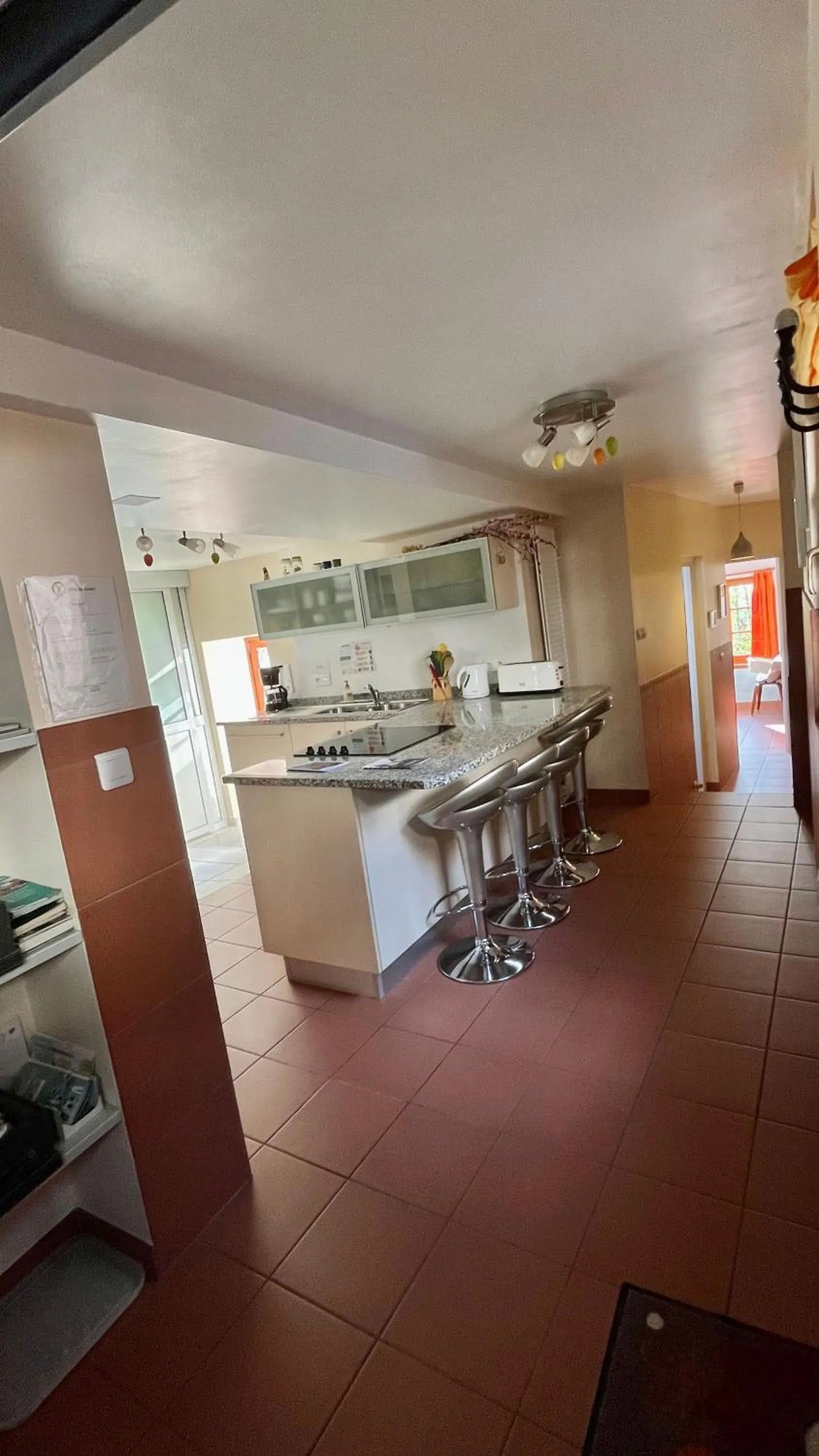 Kitchen or kitchenette in Gîte L'Instant Durable