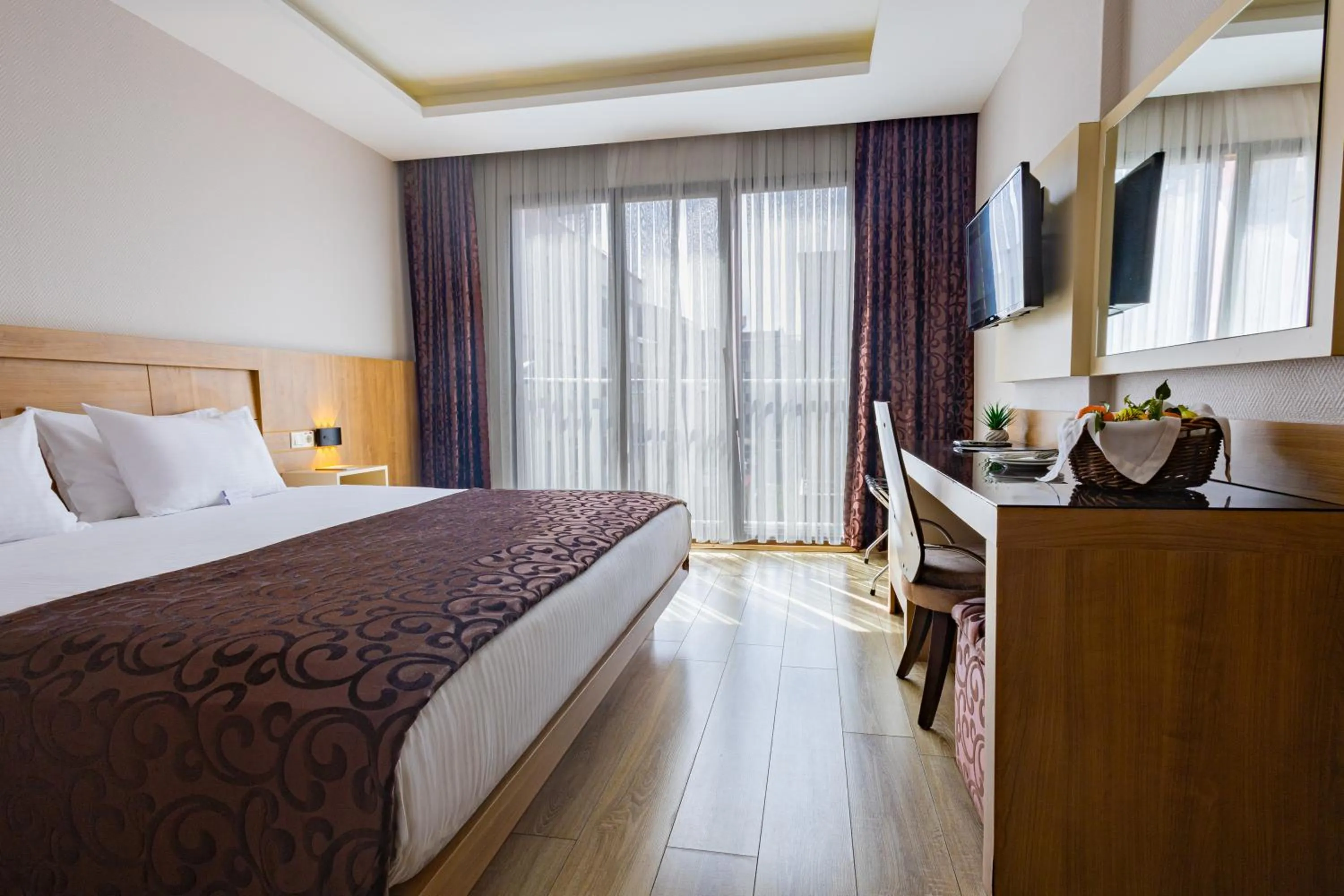 Bed in Anemon Kent Trabzon Otel