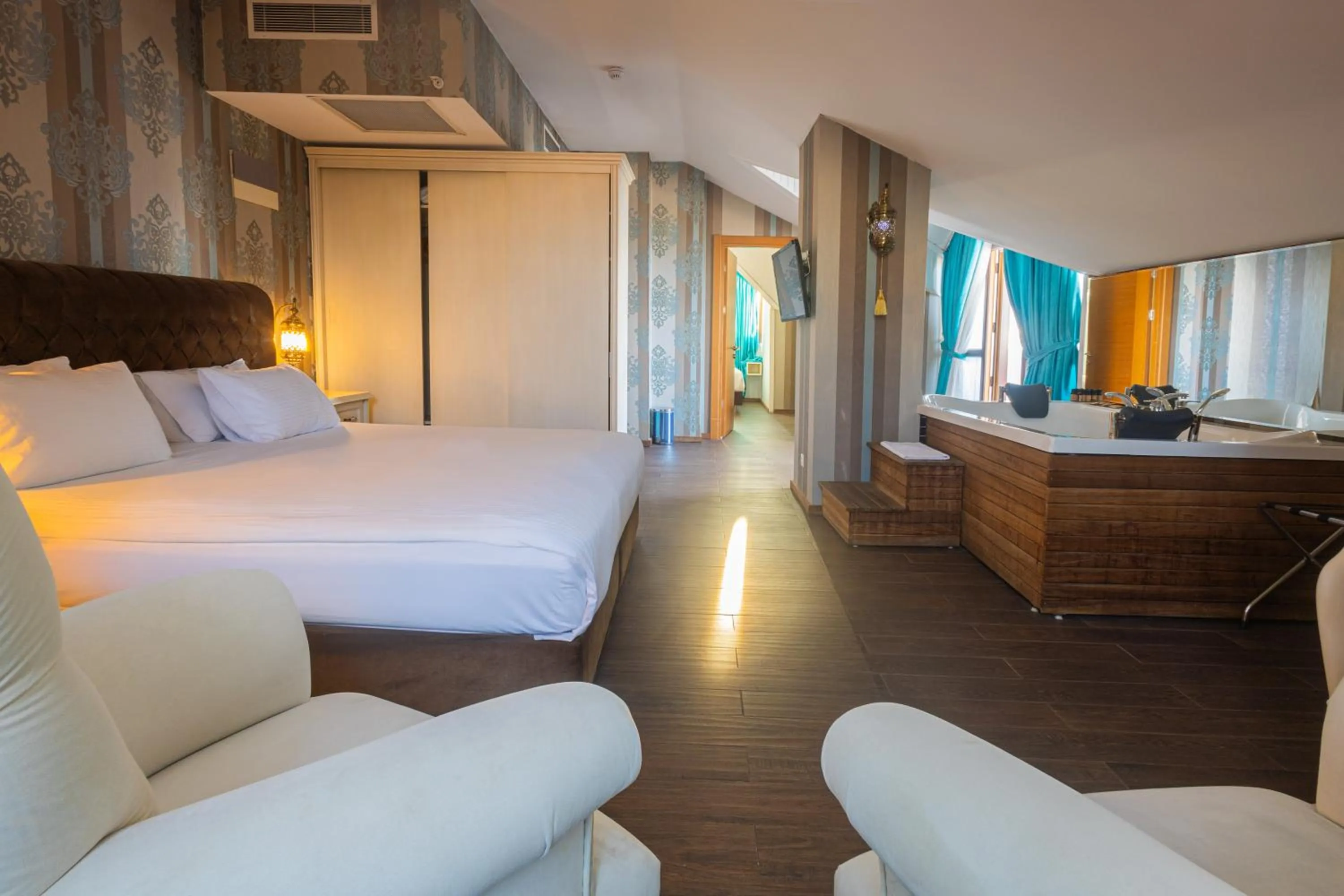 Bed in Anemon Kent Trabzon Otel