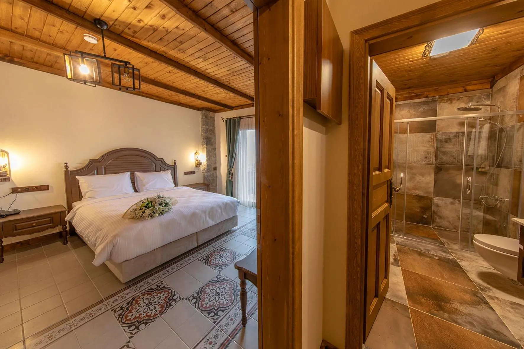 Bed in Foleya Mountain Resort Hotel & Villas