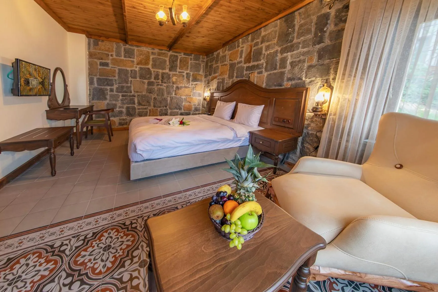 Bed in Foleya Mountain Resort Hotel & Villas