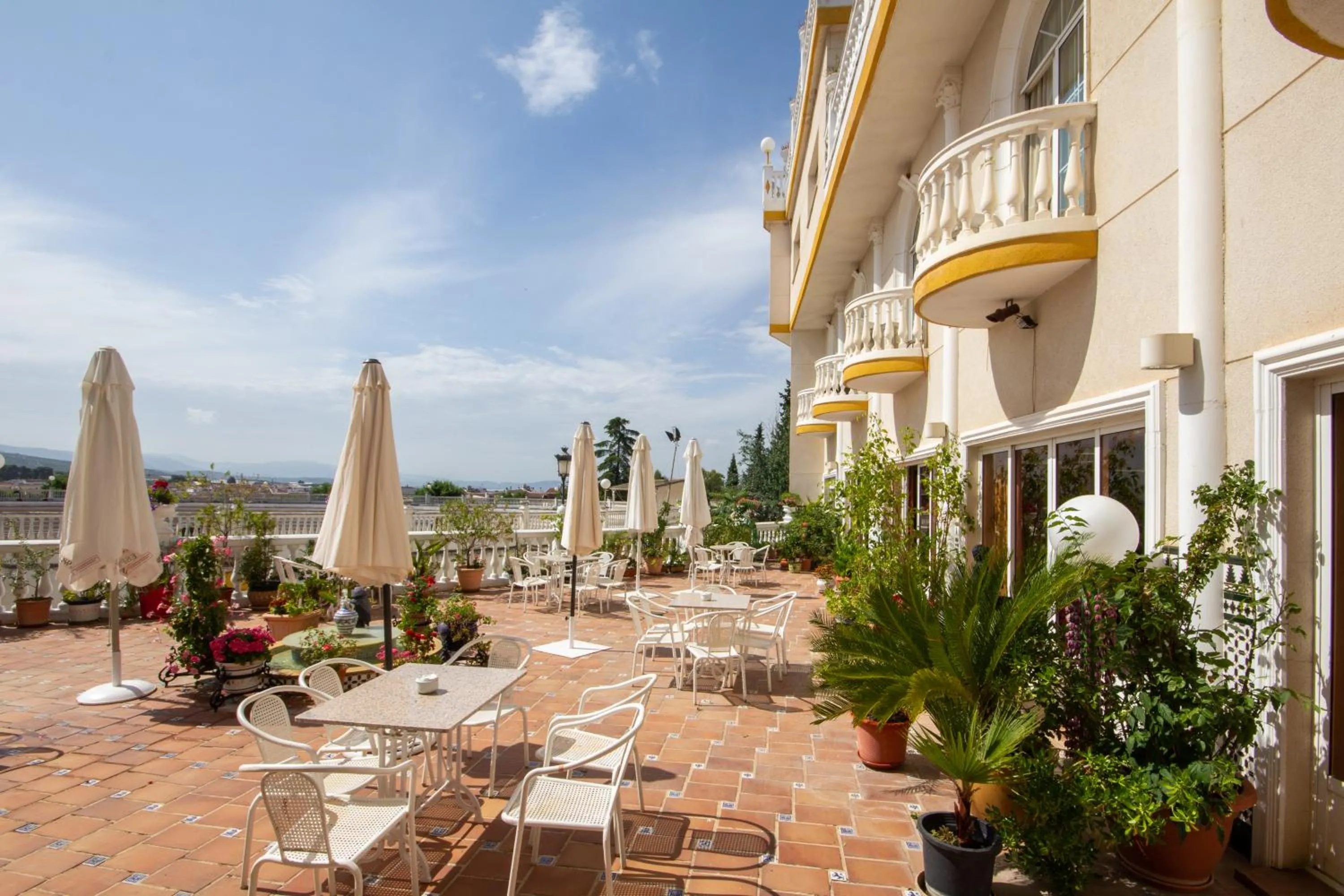 Balcony/Terrace in Hotel Hidalgo