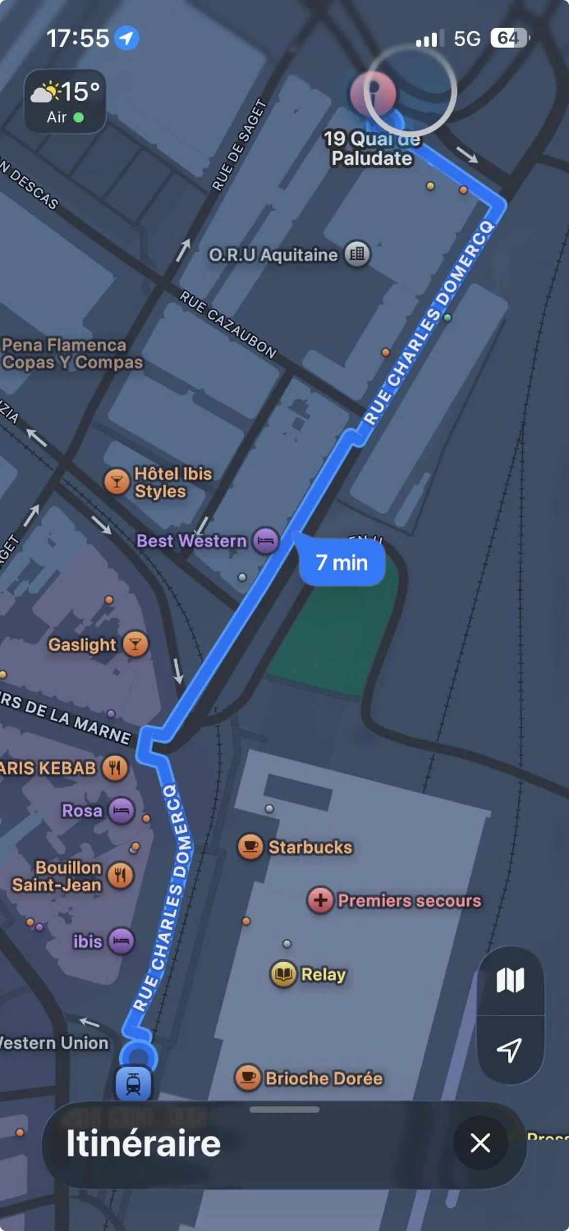 acessibility in ibis Bordeaux Centre - Gare Saint-Jean