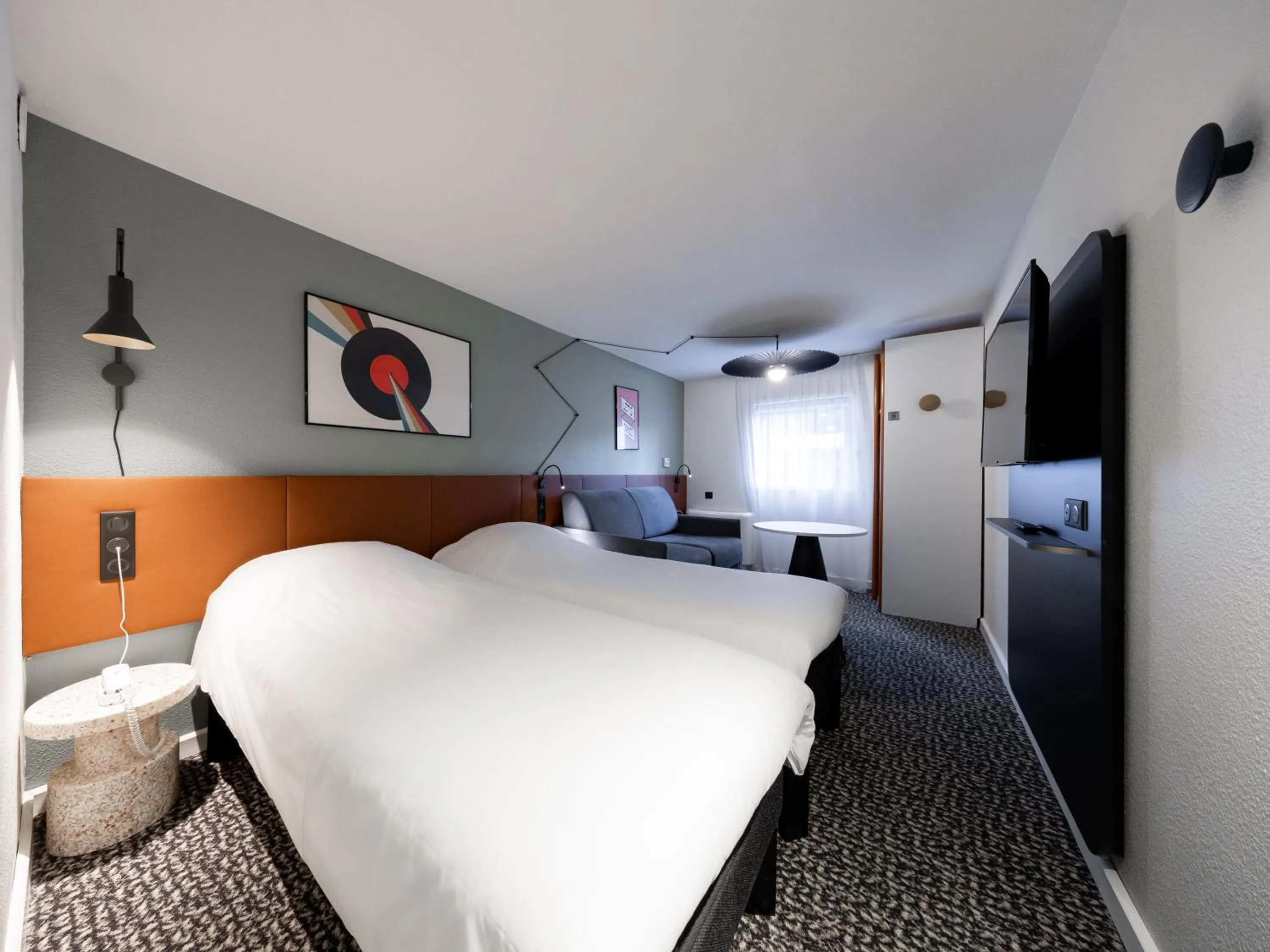 Bedroom, Bed in ibis Bordeaux Centre Meriadeck