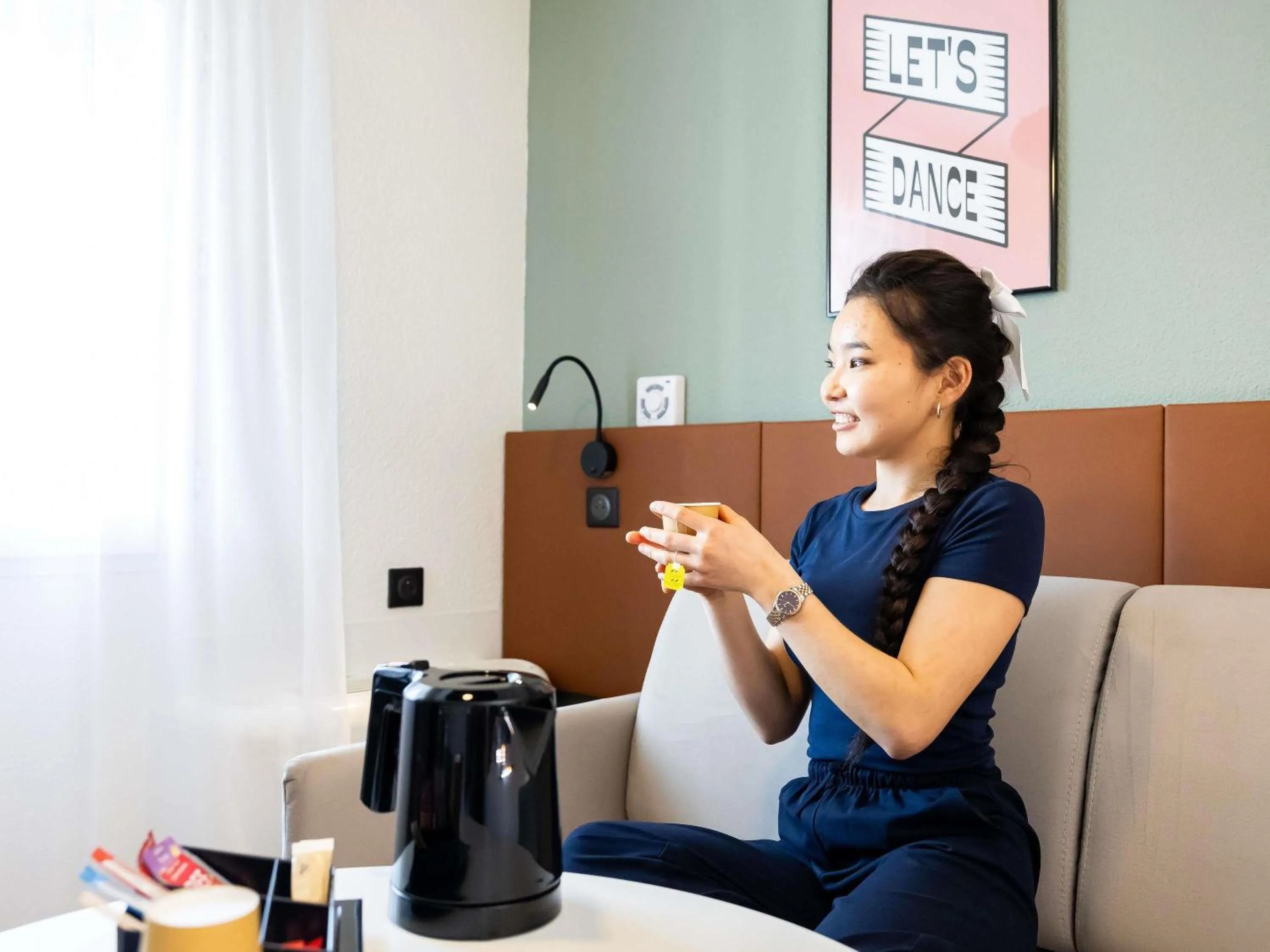Bedroom in ibis Bordeaux Centre Meriadeck