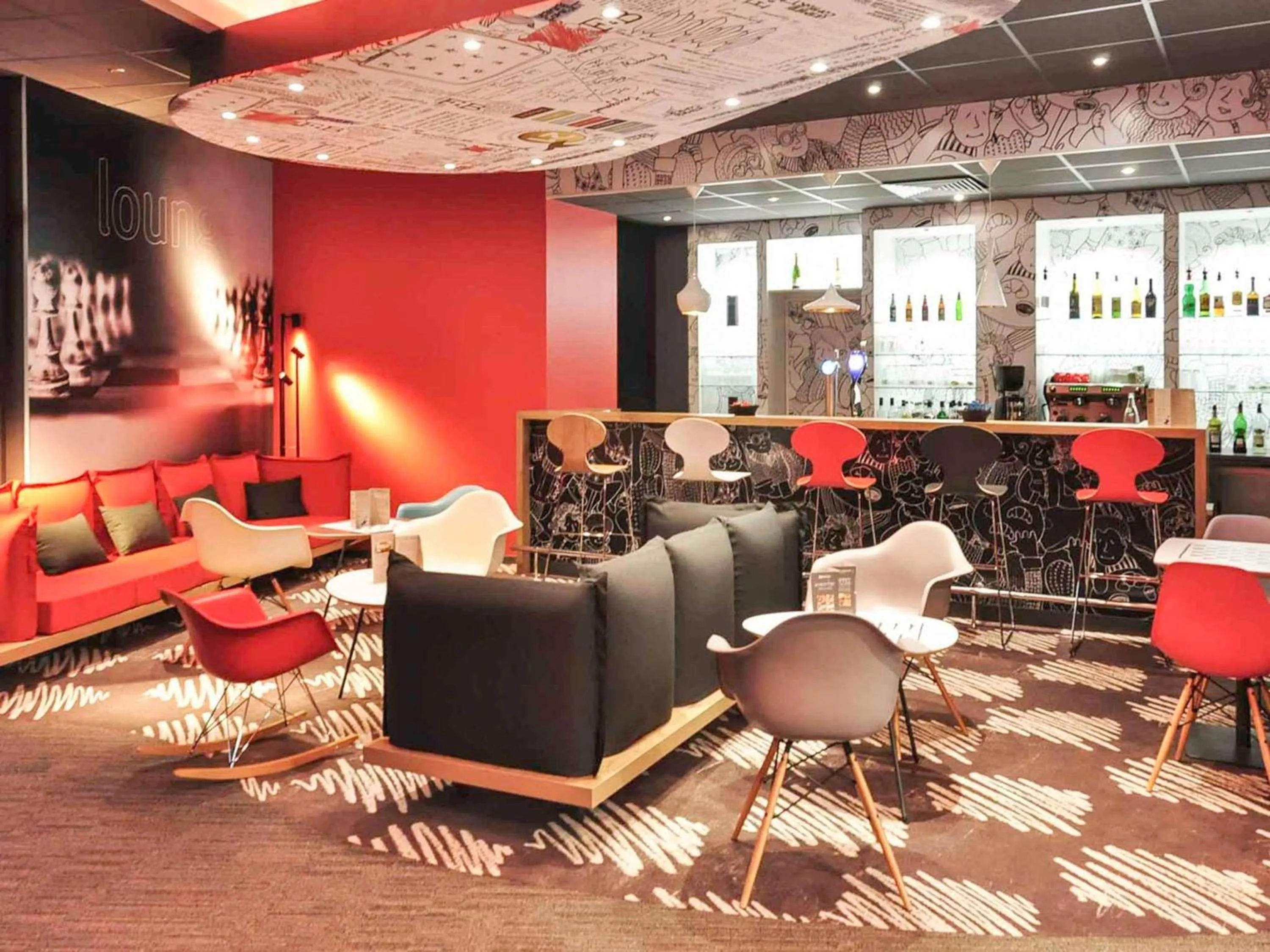 Lounge or bar in ibis Le Puy-en-Velay Centre
