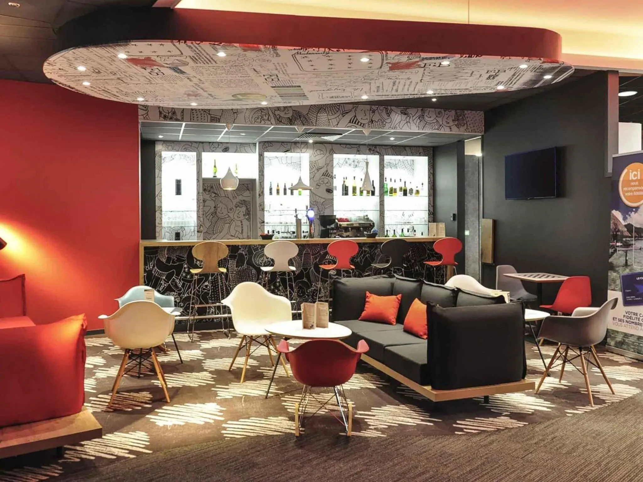 Lounge or bar in ibis Le Puy-en-Velay Centre