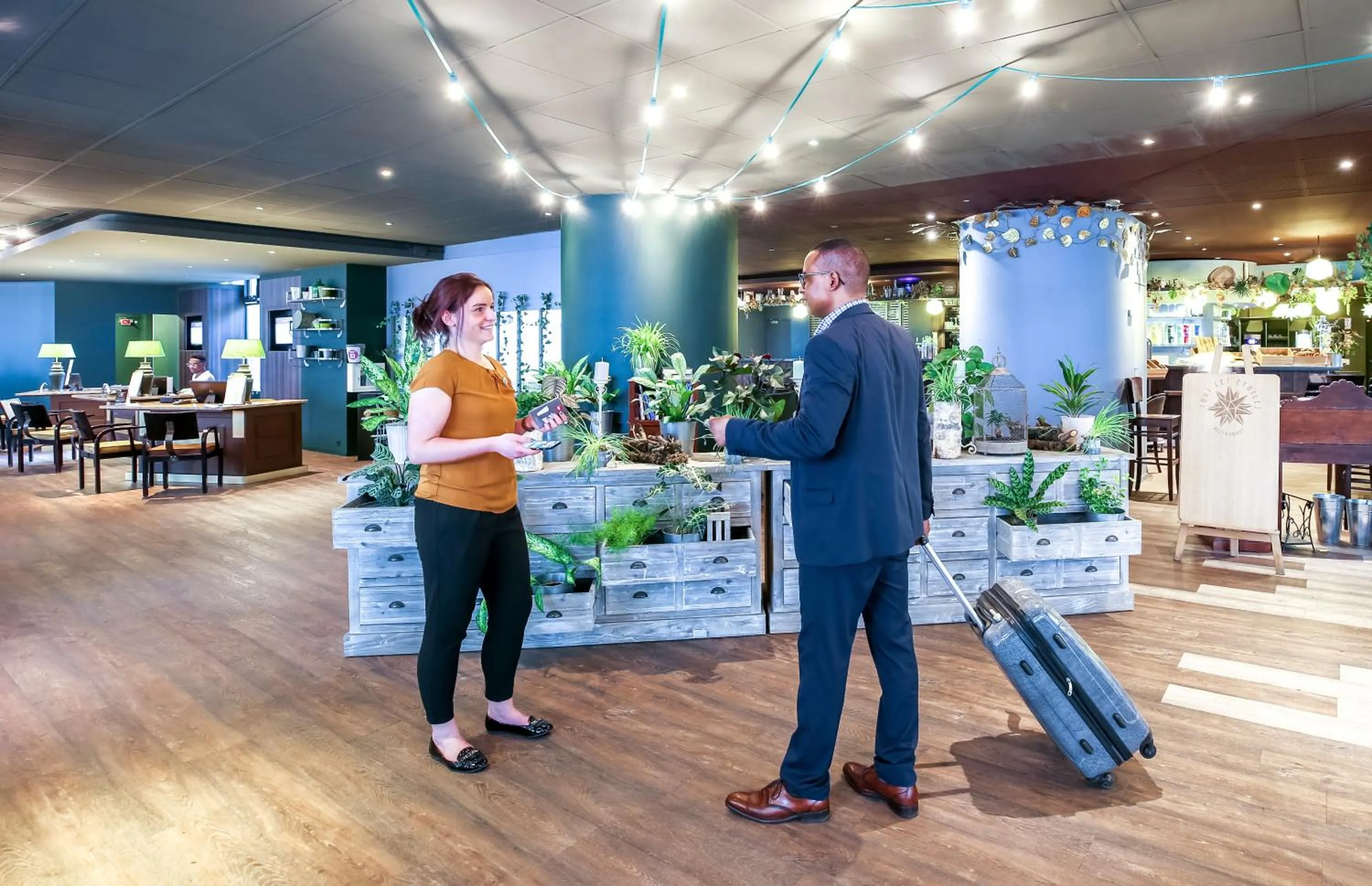 Lobby or reception in ibis Paris Bastille Opera