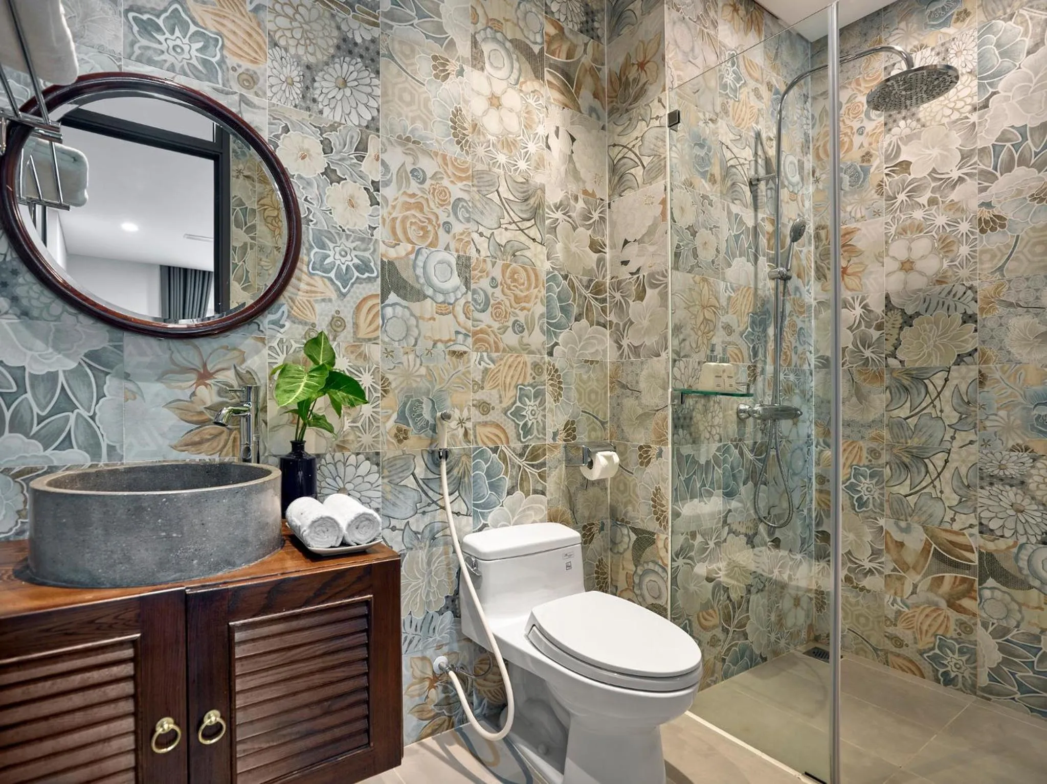 Shower in Draha Halong Hotel - Serenity, Charm and Nature - Preferred by Western Travelers