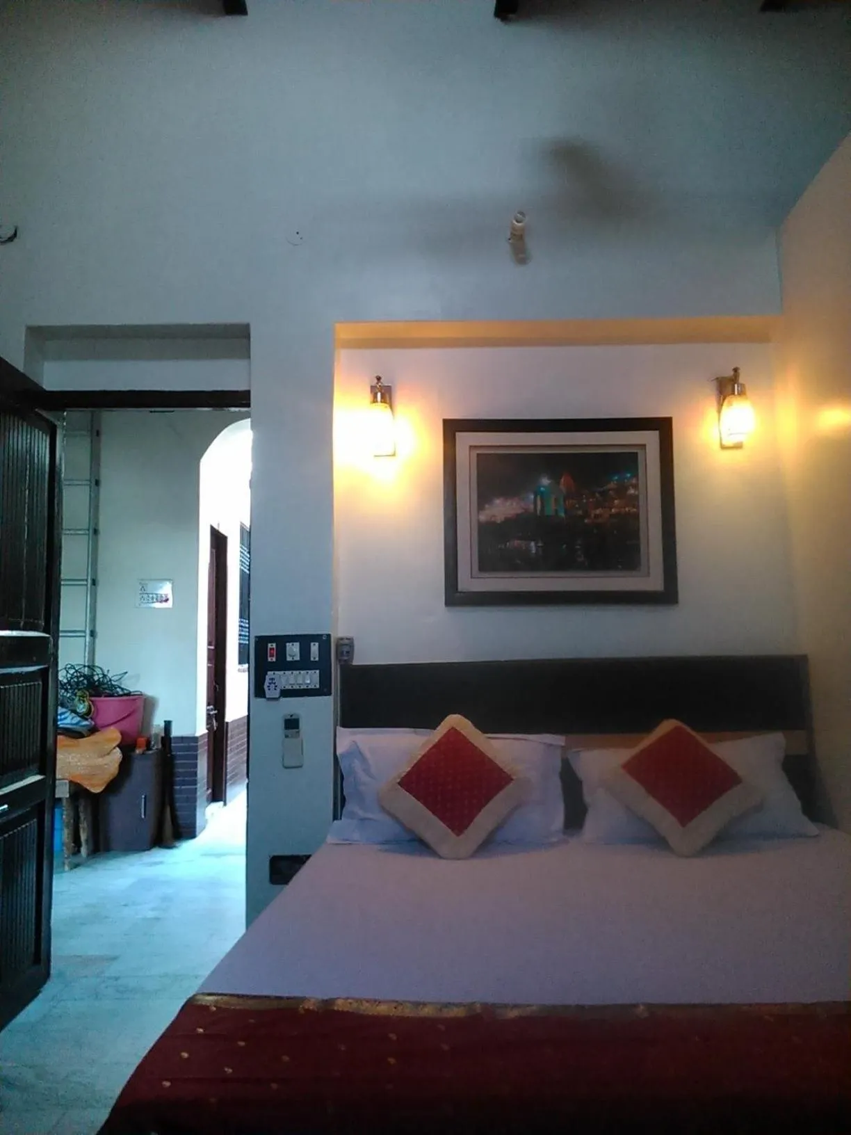 Photo of the whole room, Bed in Shiva Guest House