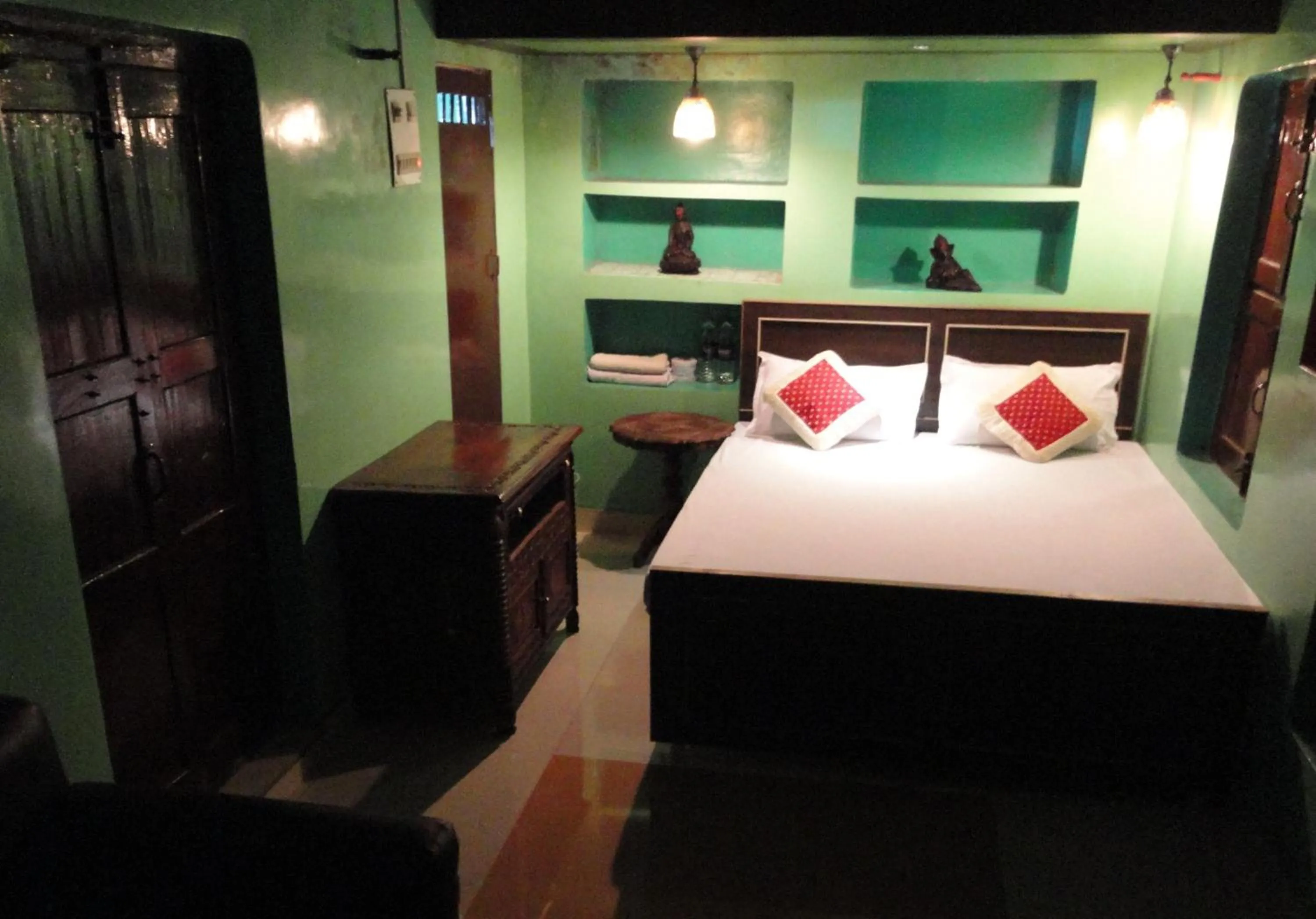 Photo of the whole room, Bed in Shiva Guest House