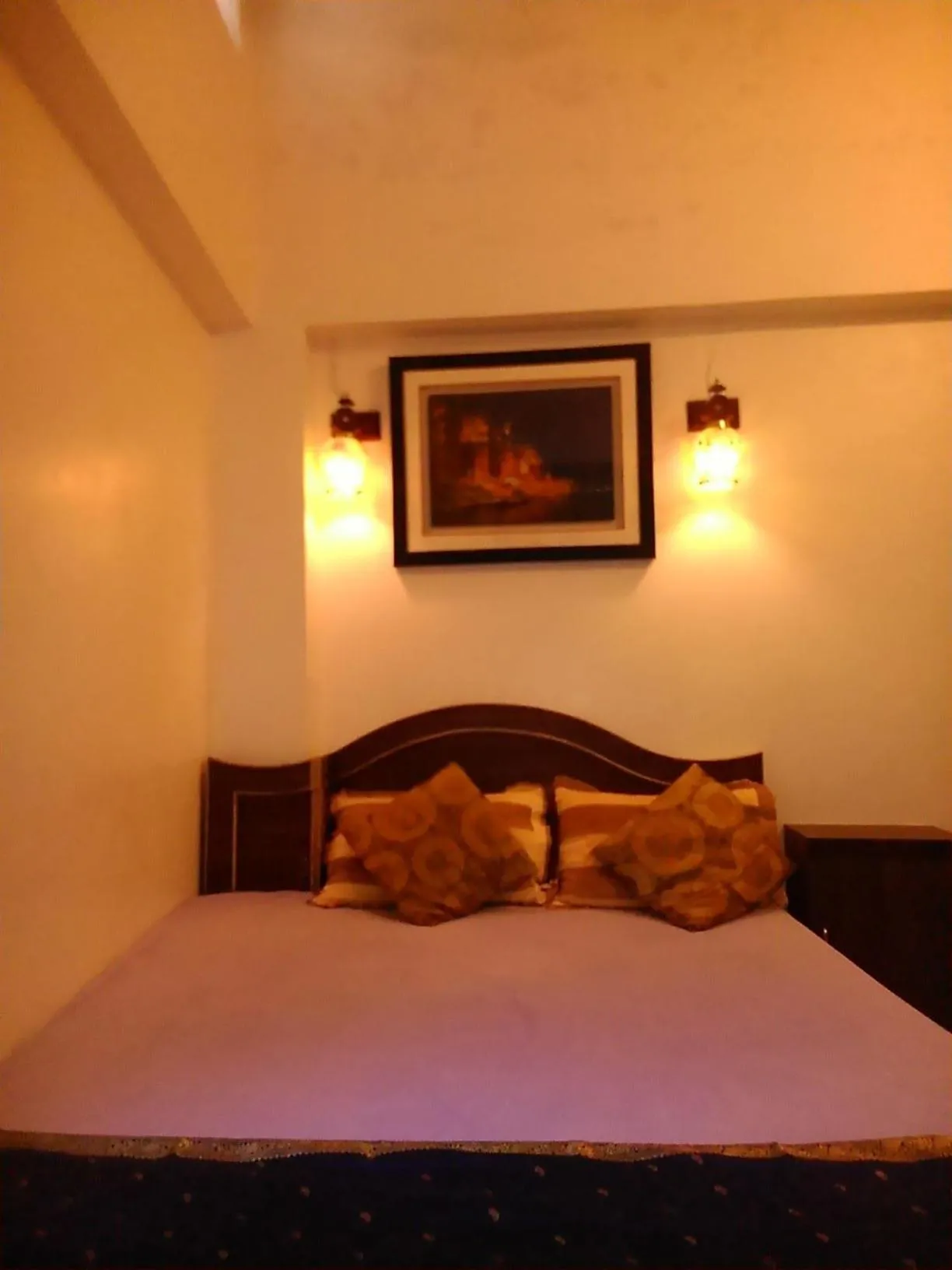 Bed in Shiva Guest House