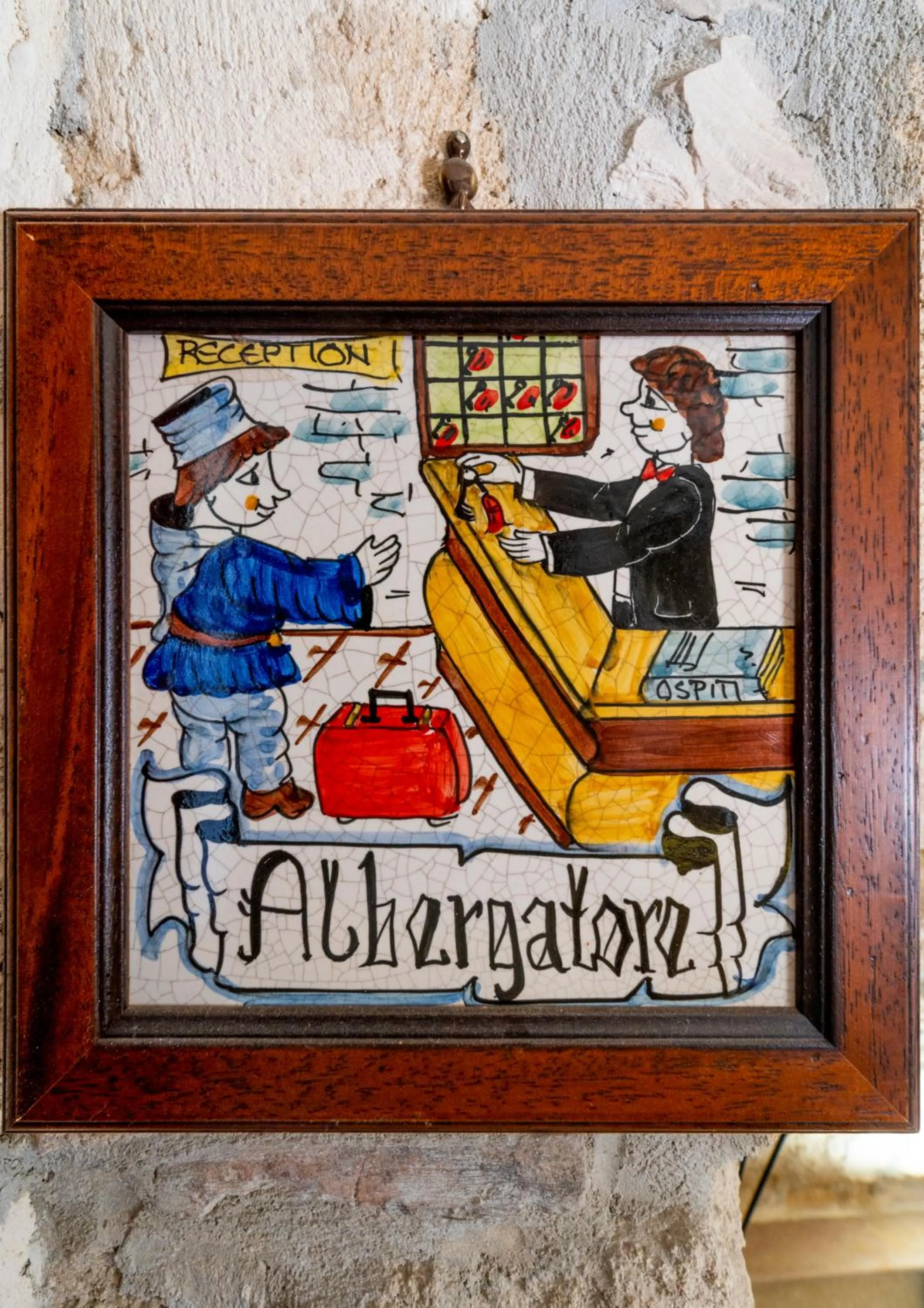 Lobby or reception in B&B Eraclio