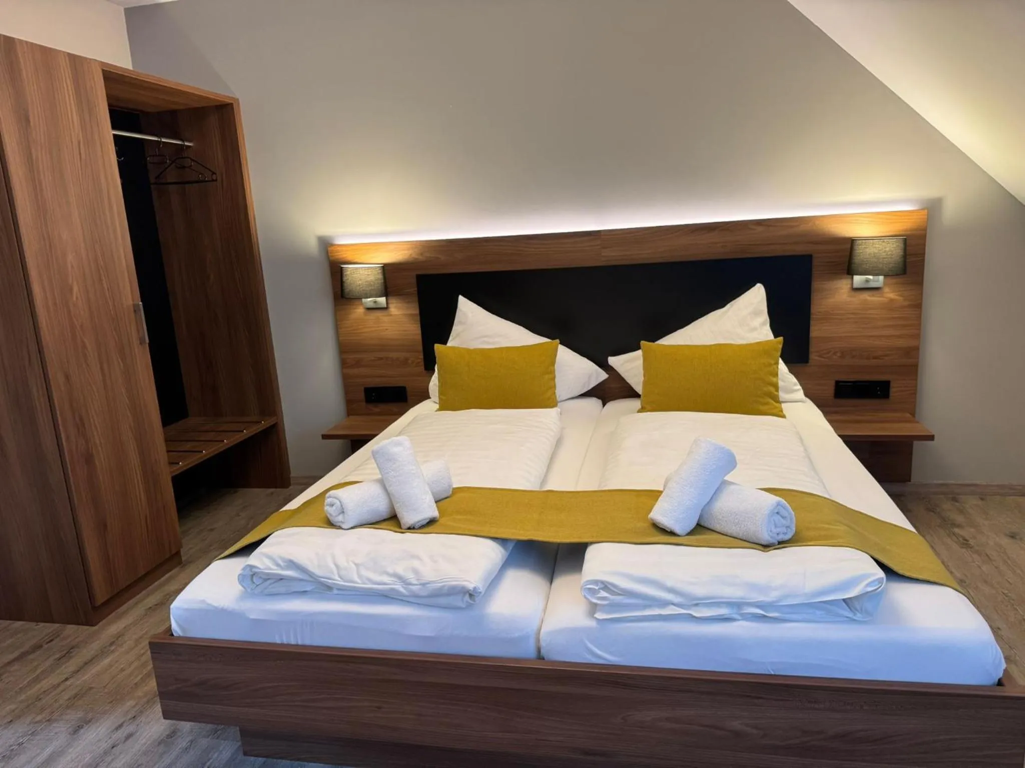 Bed in Brauerei Walter