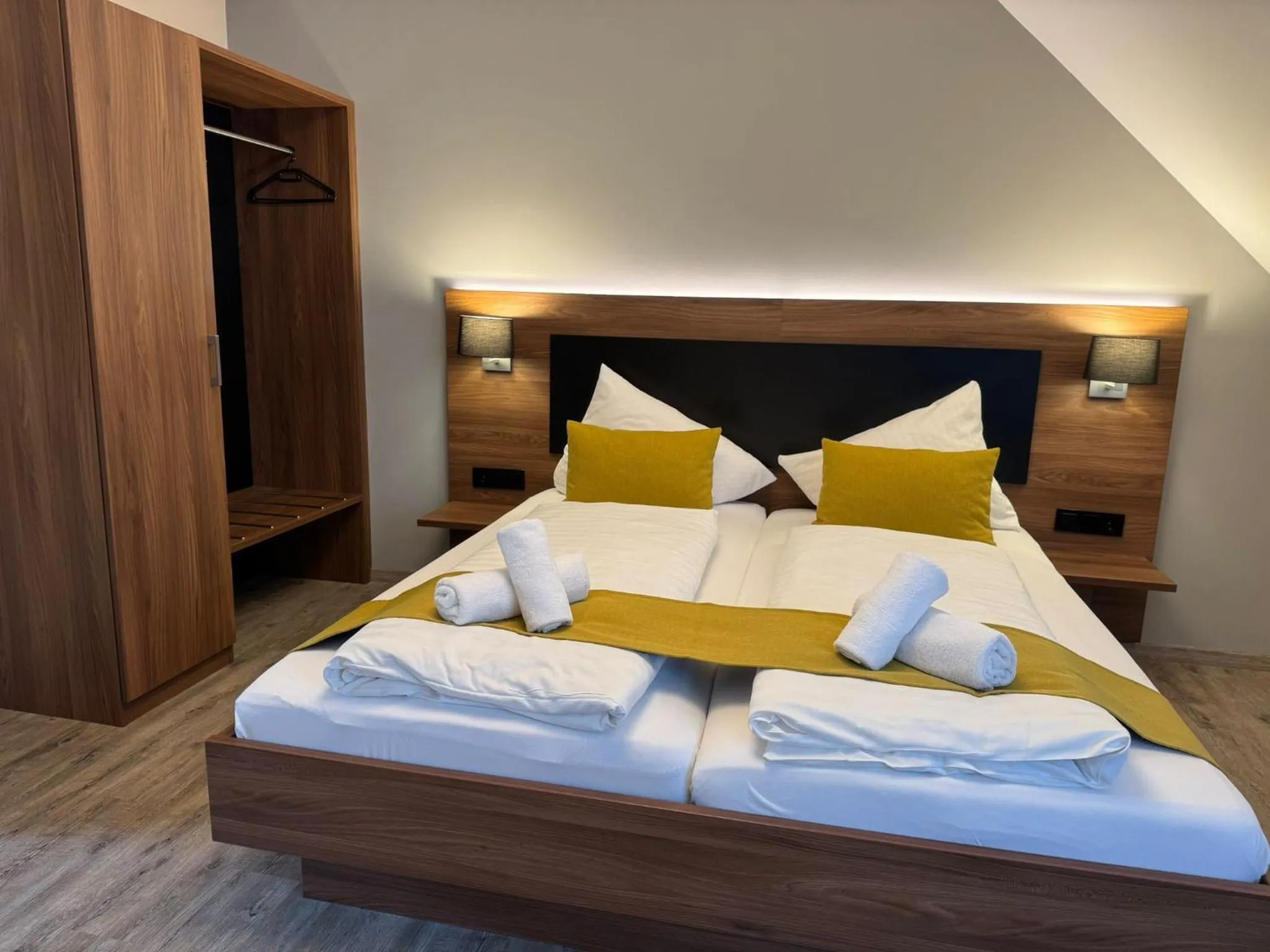 Bed in Brauerei Walter