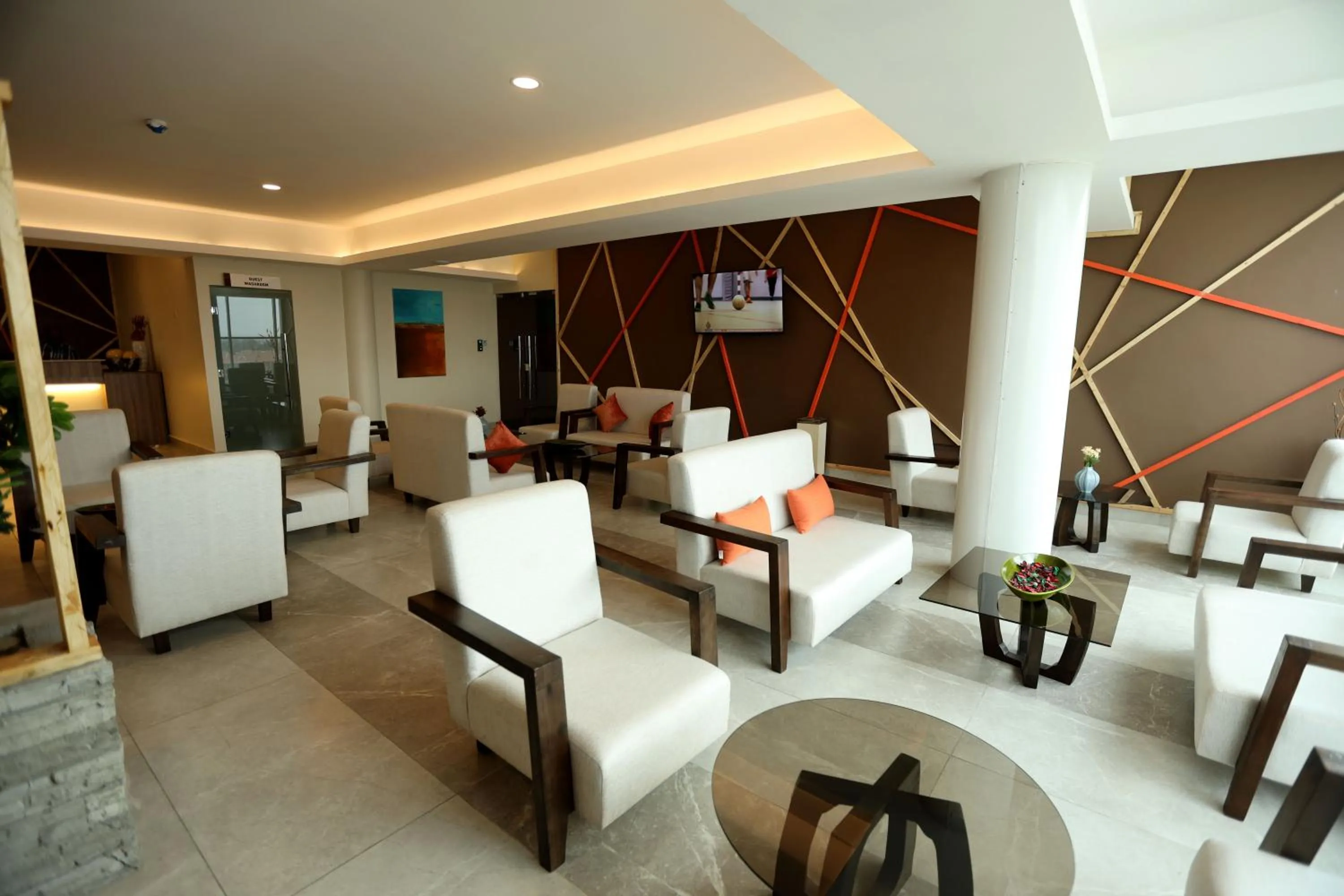 Living room in PrideInn Plaza Nairobi Airport