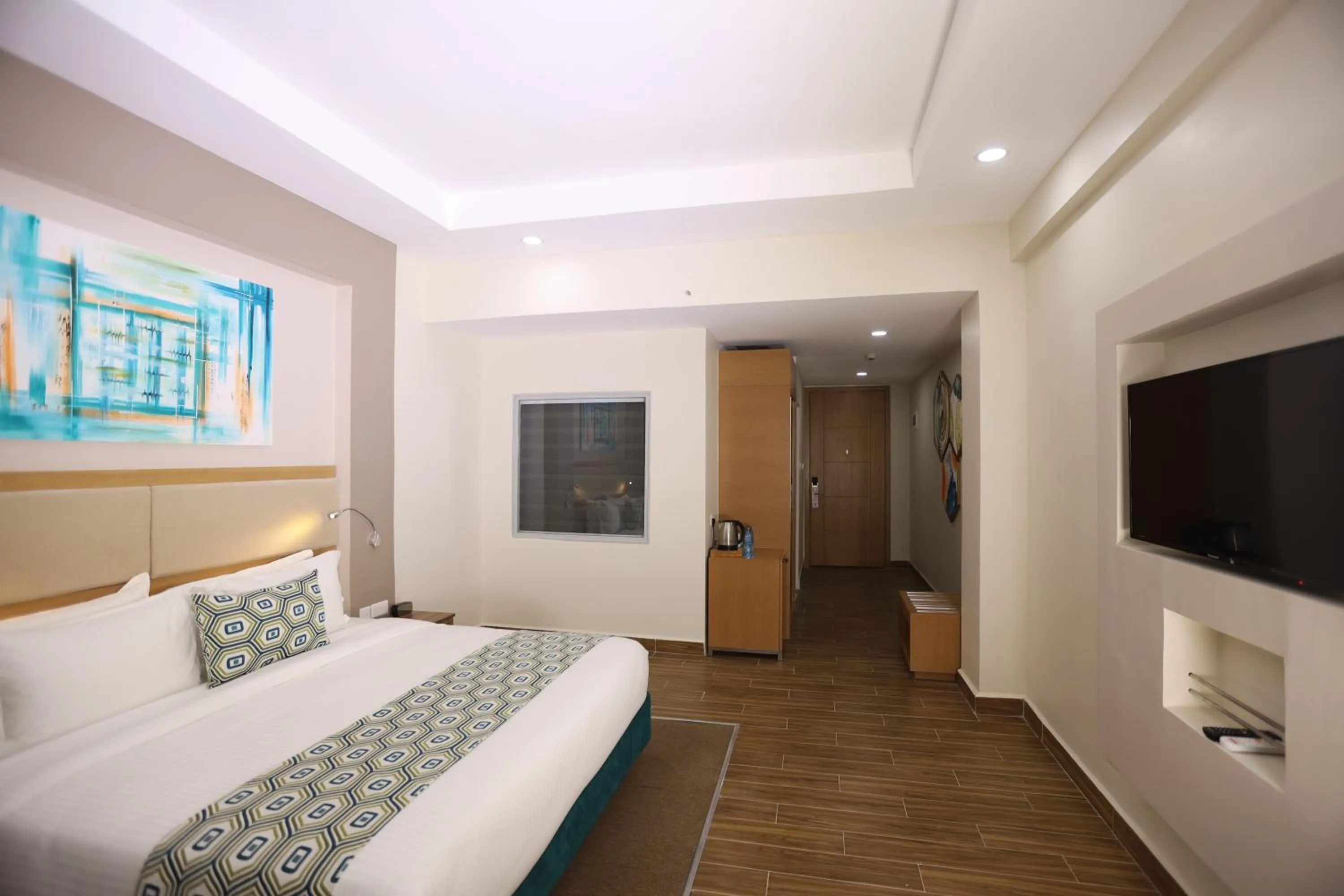 Photo of the whole room, Bed in PrideInn Plaza Nairobi Airport