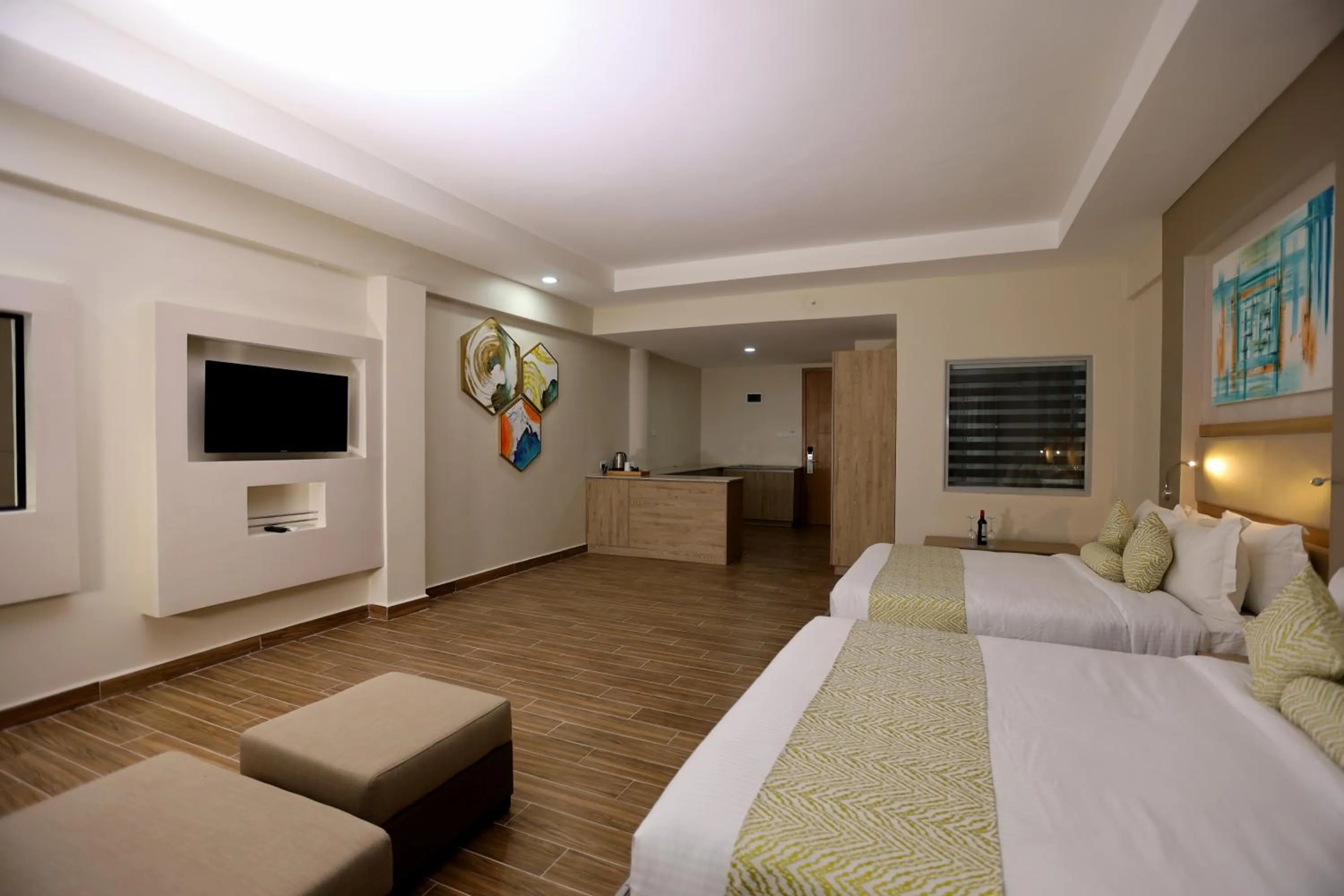 Photo of the whole room, Bed in PrideInn Plaza Nairobi Airport