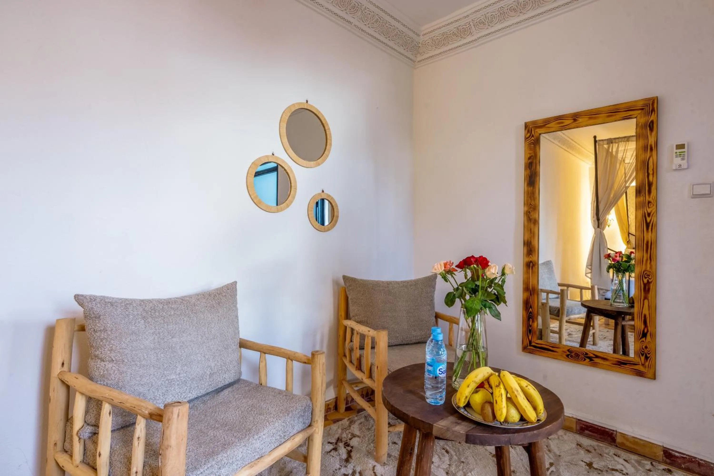 Seating area in Riad des remparts Marrakech