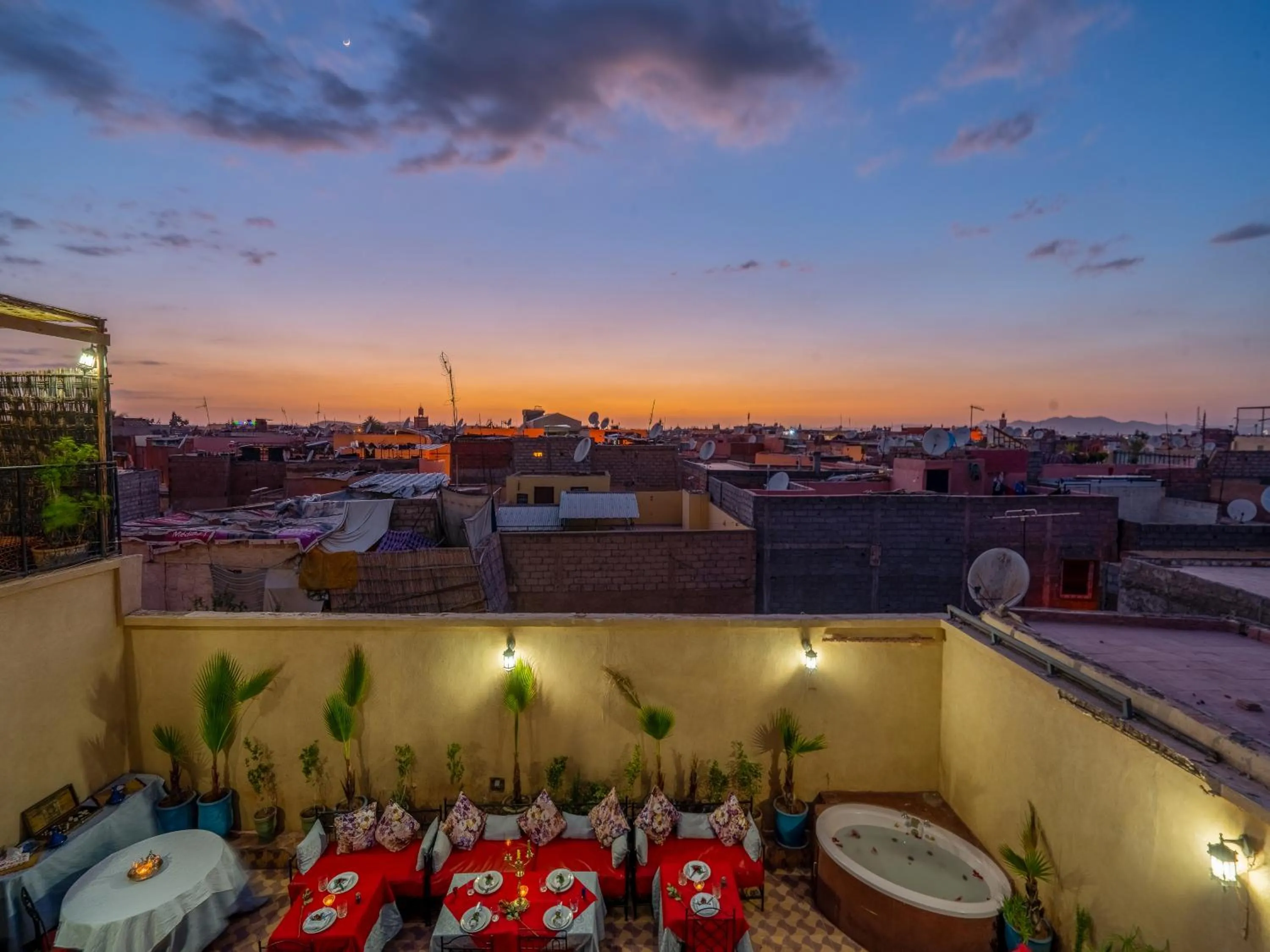 Balcony/Terrace in Riad des remparts Marrakech