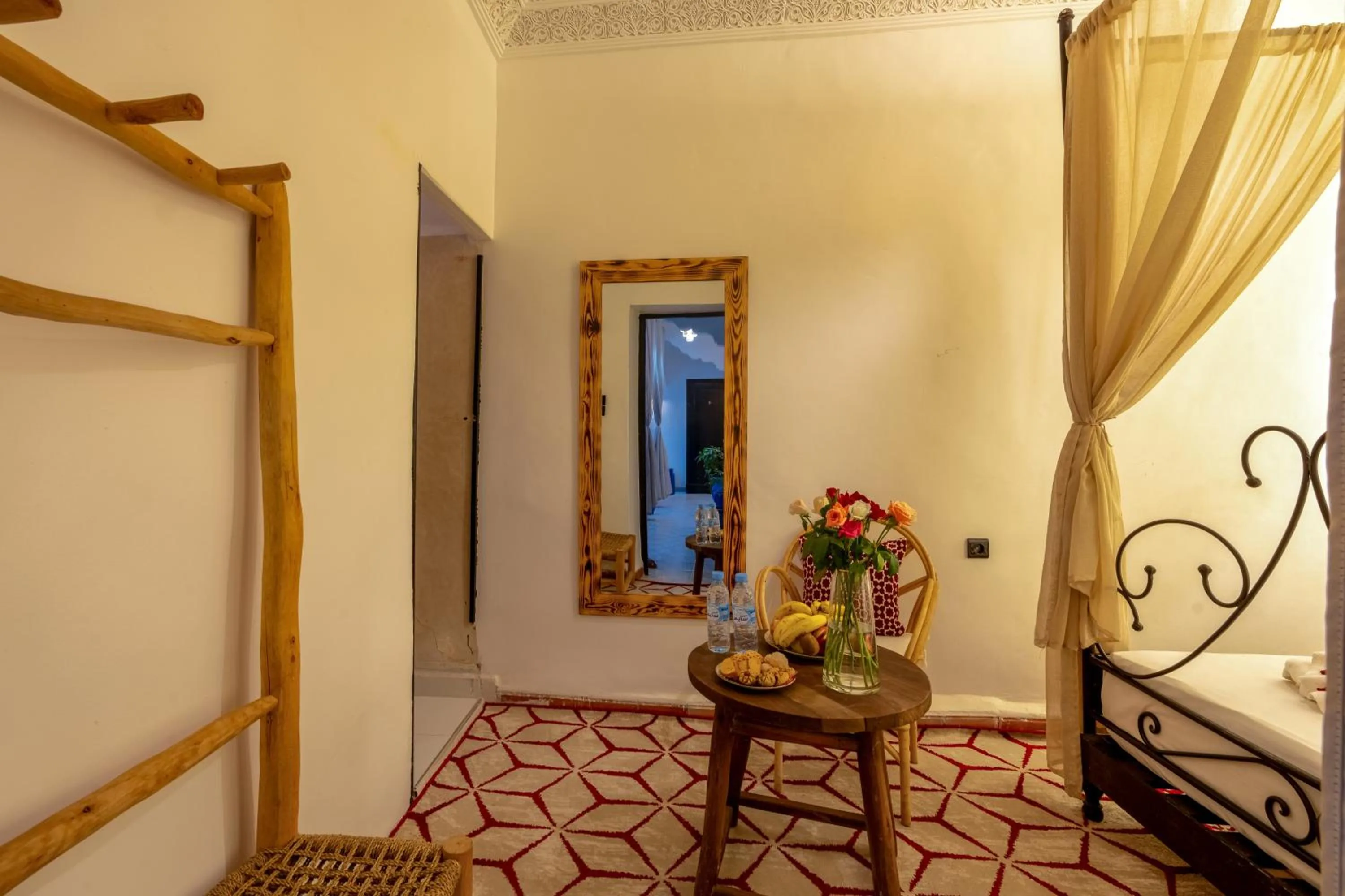 Bed in Riad des remparts Marrakech