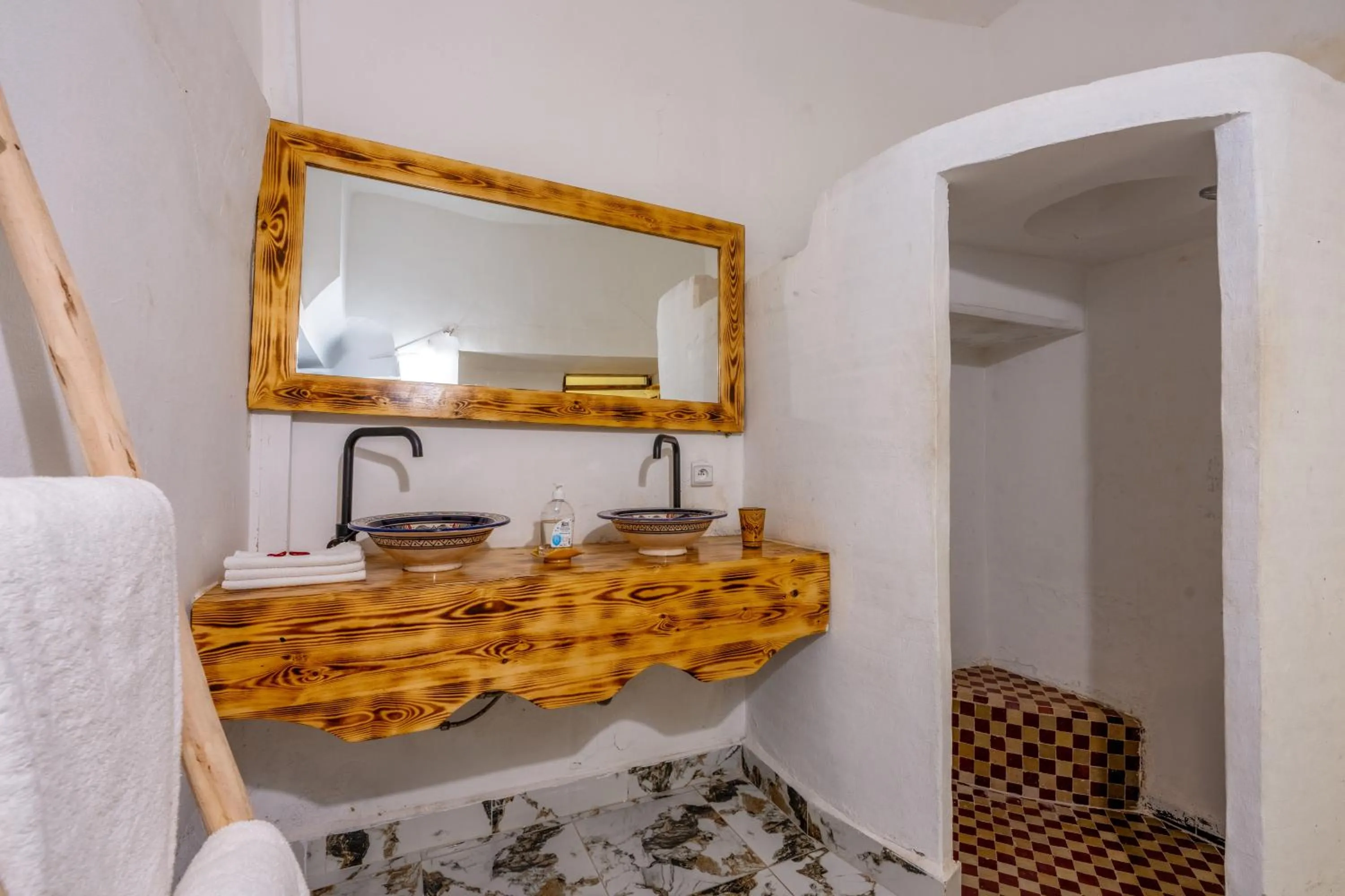 Bathroom in Riad des remparts Marrakech