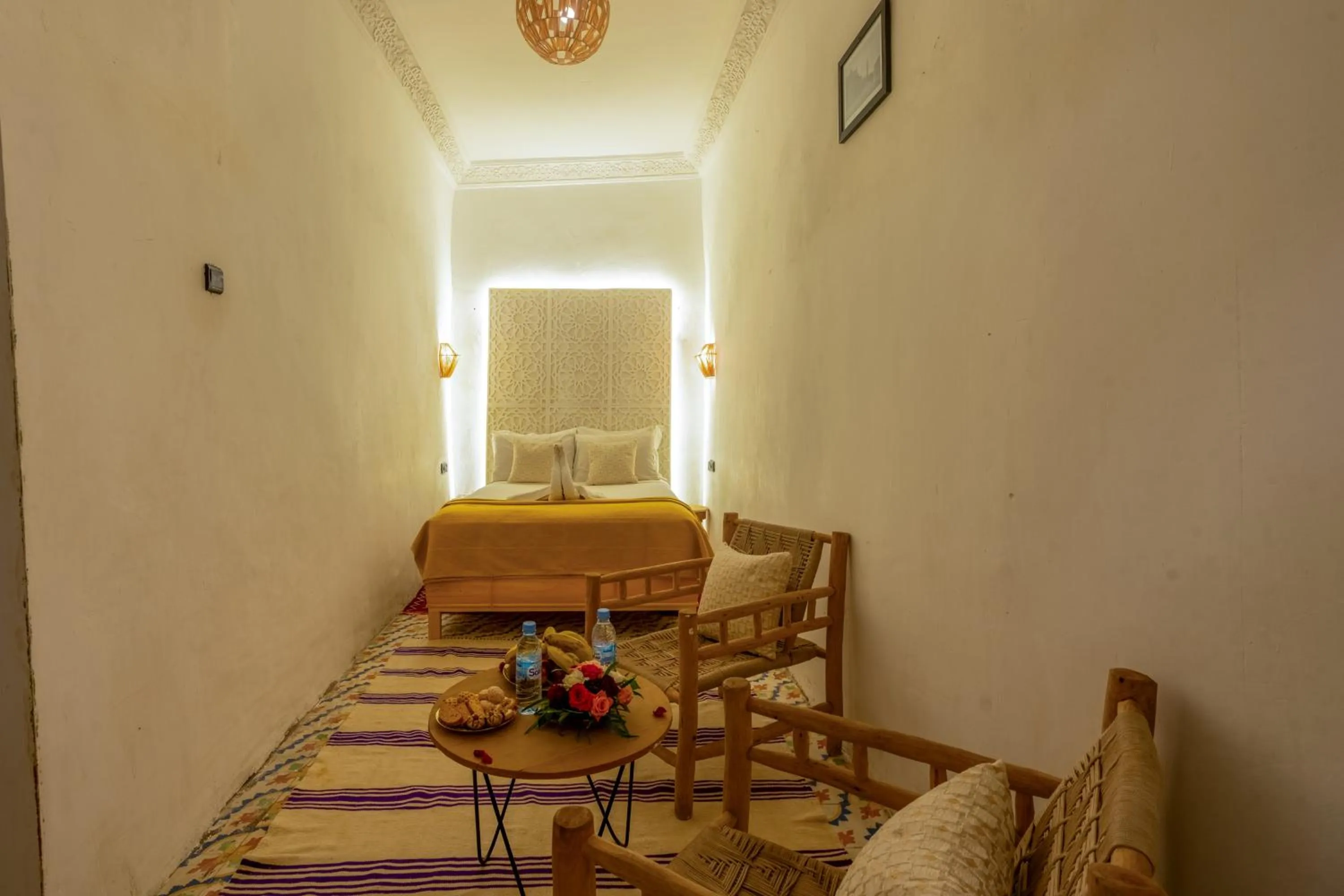 Bed in Riad des remparts Marrakech