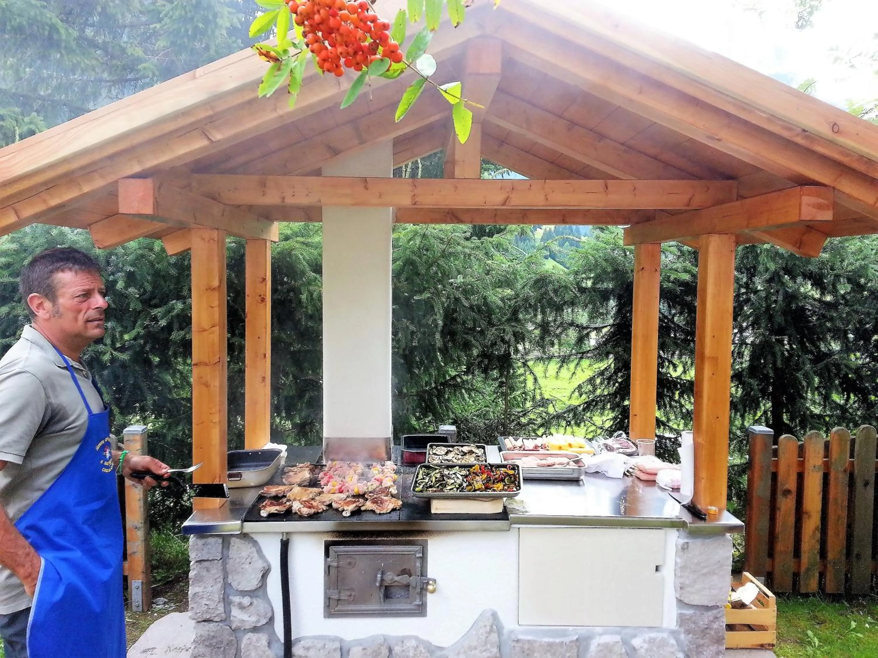 BBQ facilities in Residence La Zondra