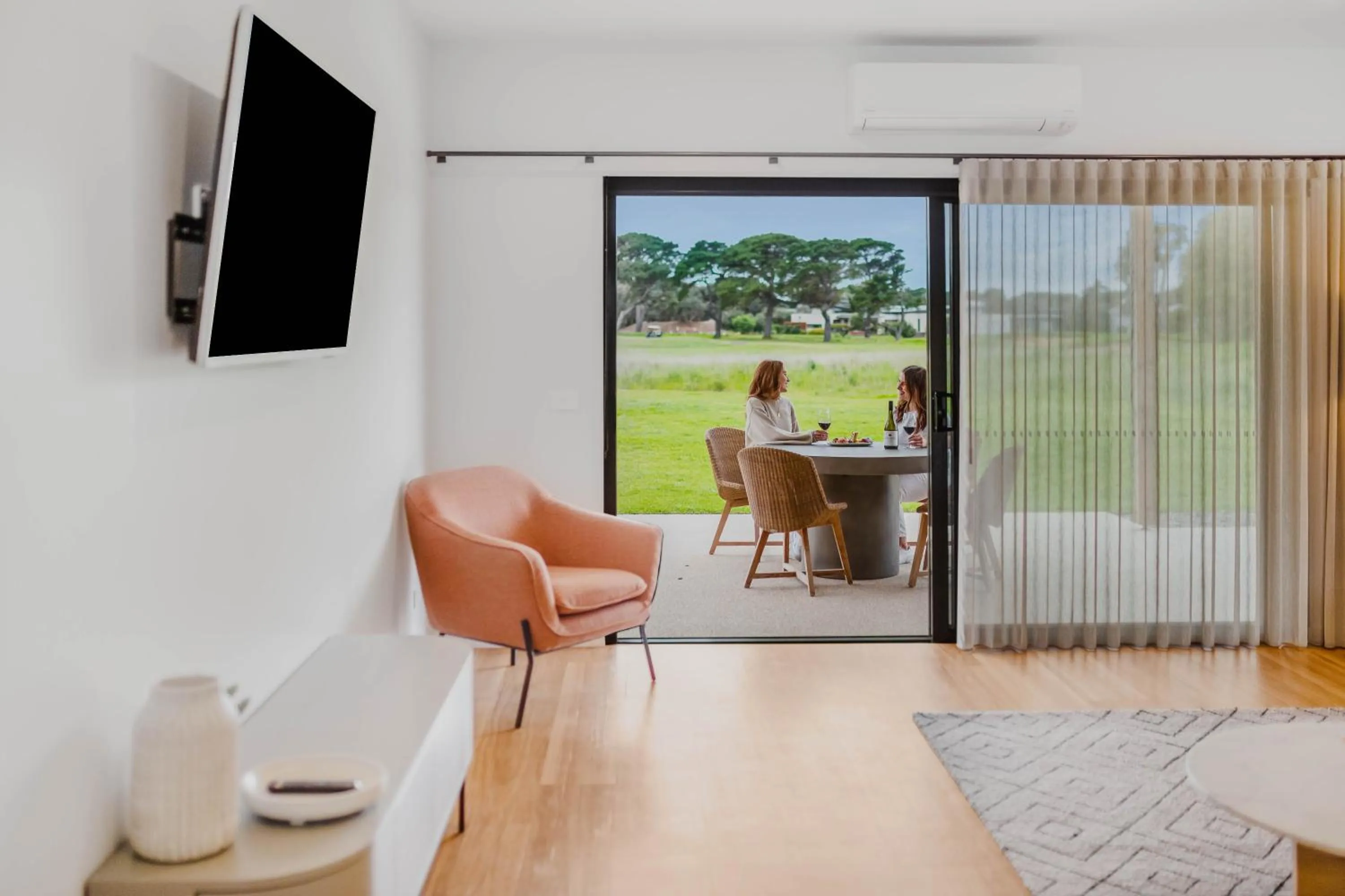 Patio in 13th Beach Golf Lodges