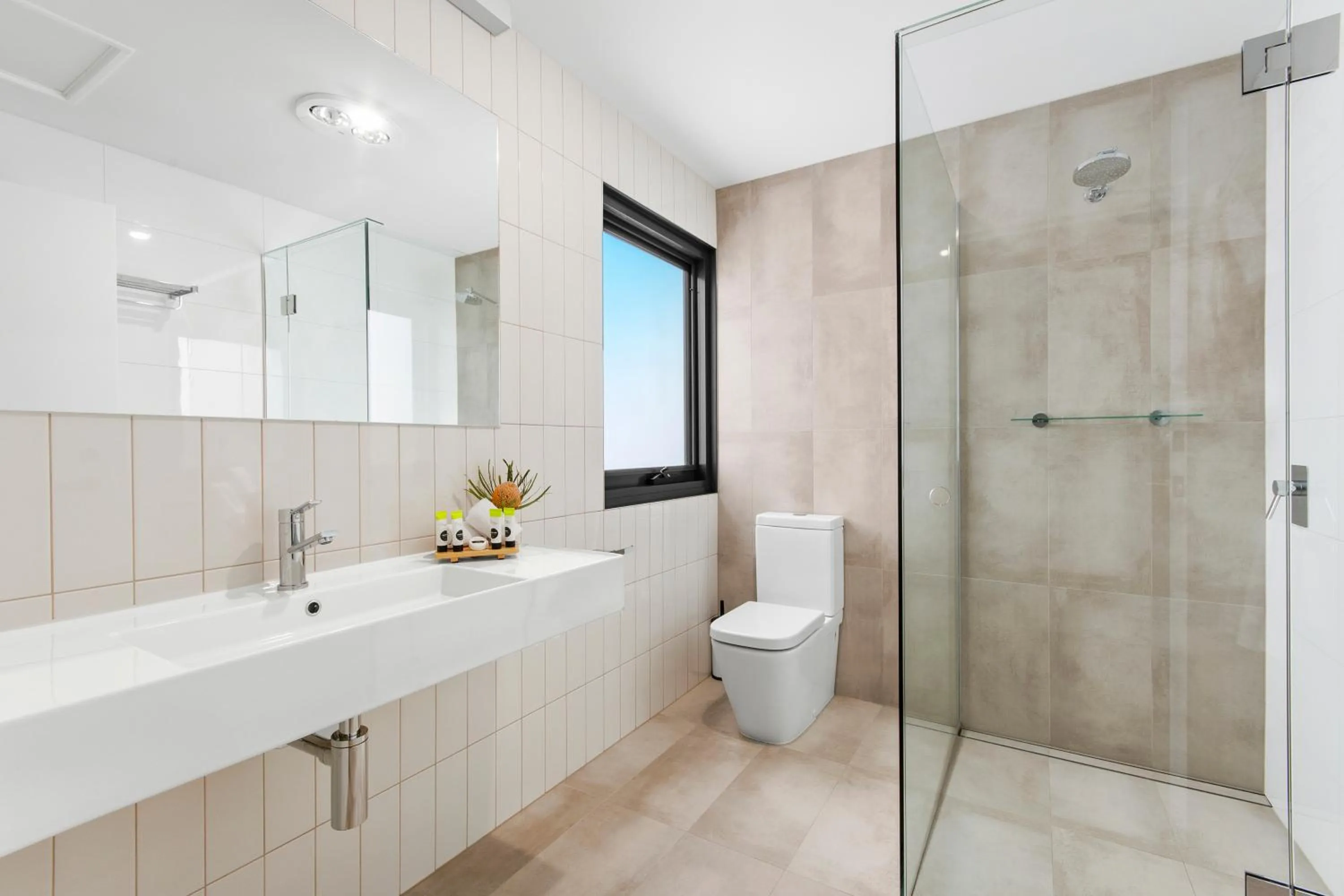 Shower in 13th Beach Golf Lodges