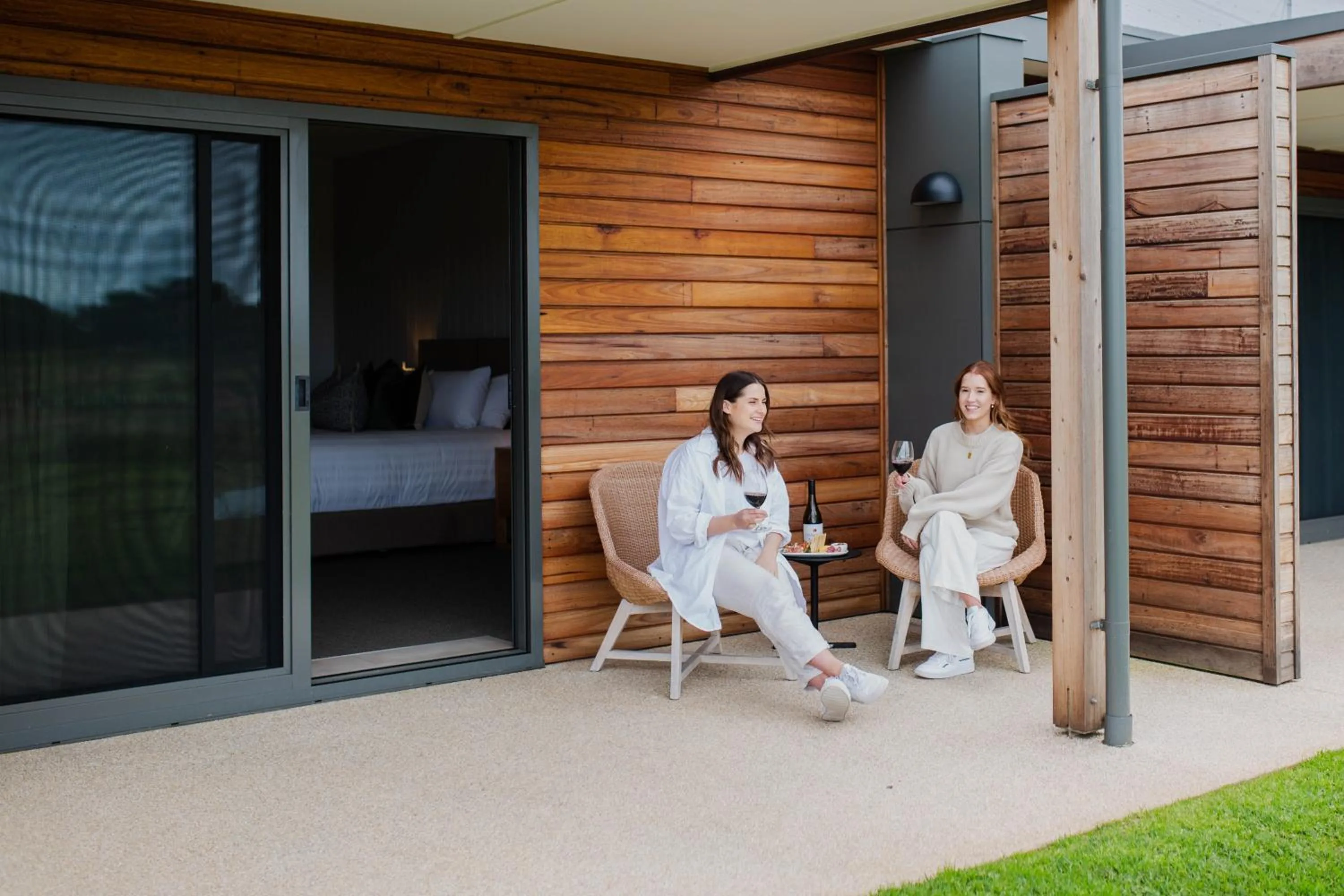 Patio in 13th Beach Golf Lodges